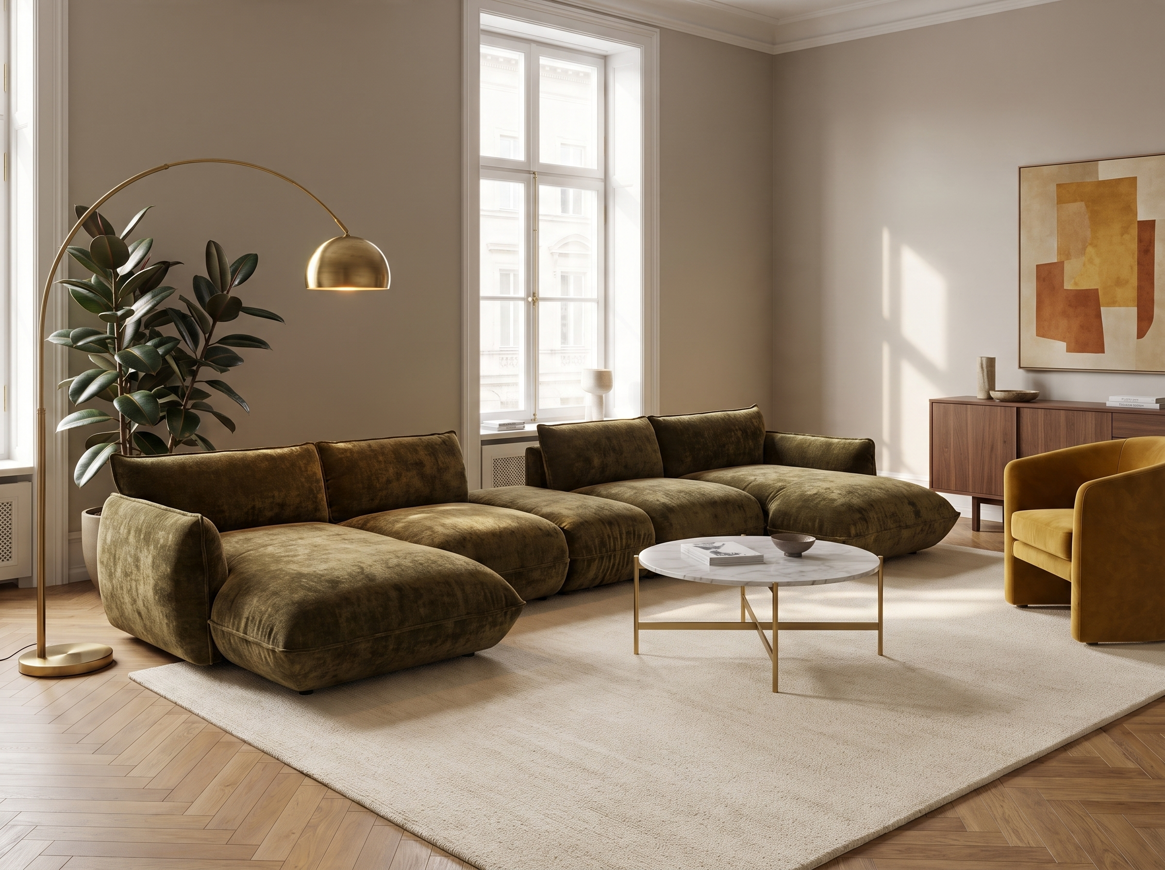 DESIGNWERK Sofamodell FLUFFY