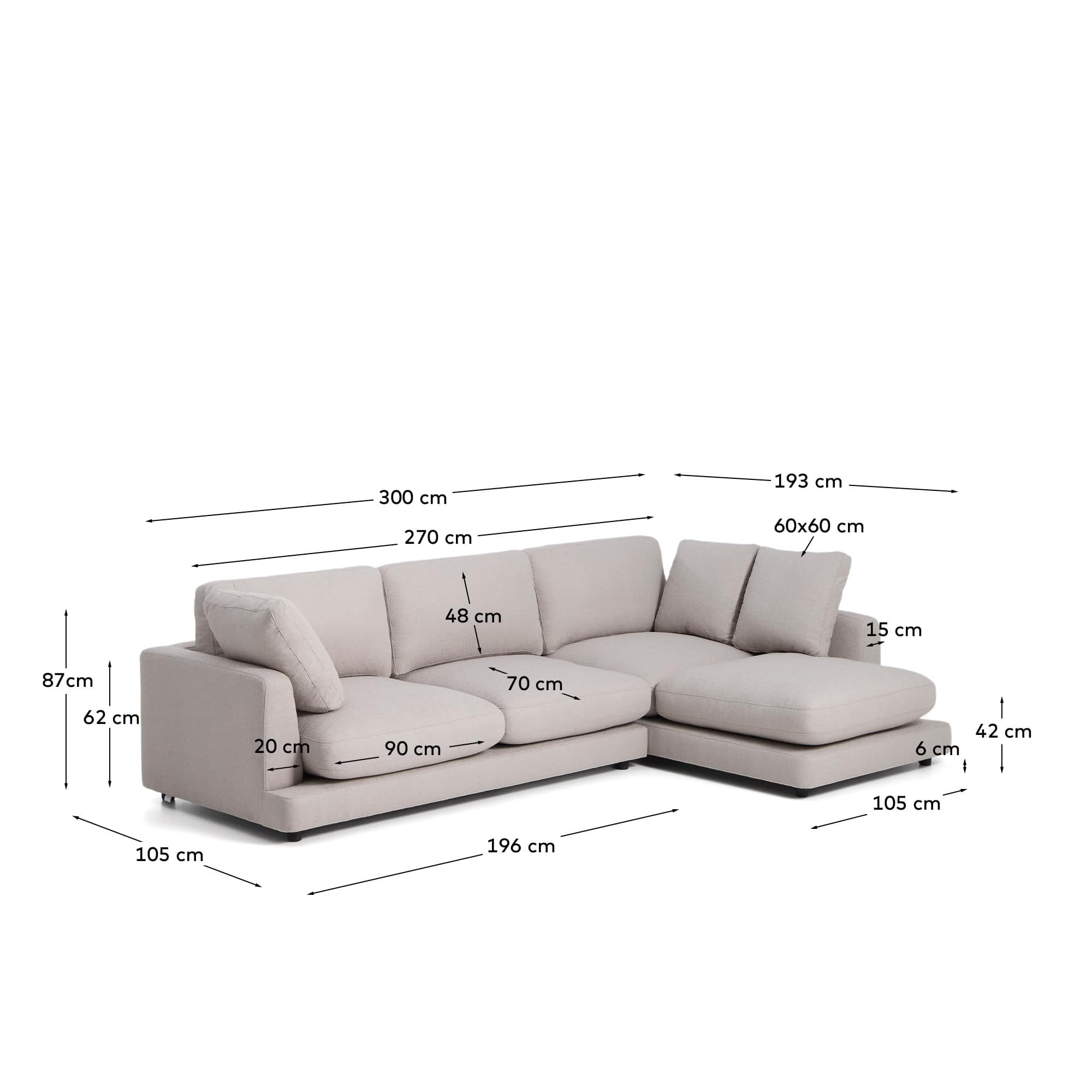 KAVE HOME Sofa GALA