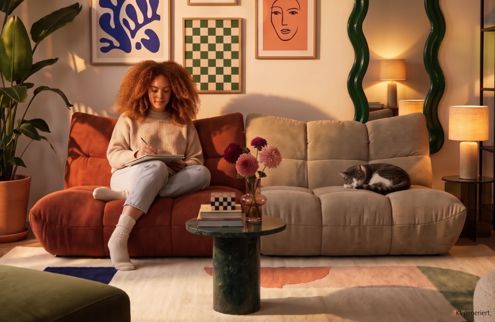 designwerk Sofa Passion aus frei stellbaren Elementen