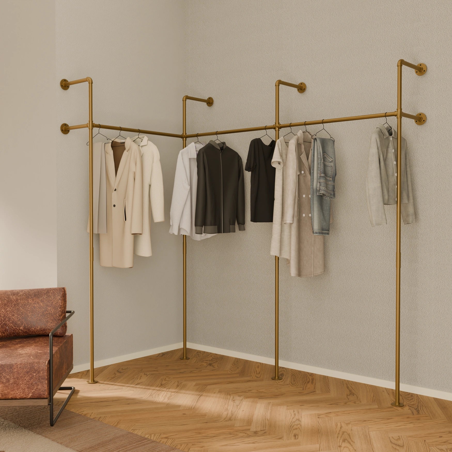 Système de tringle à vêtements PAMO KIM EDGE 3