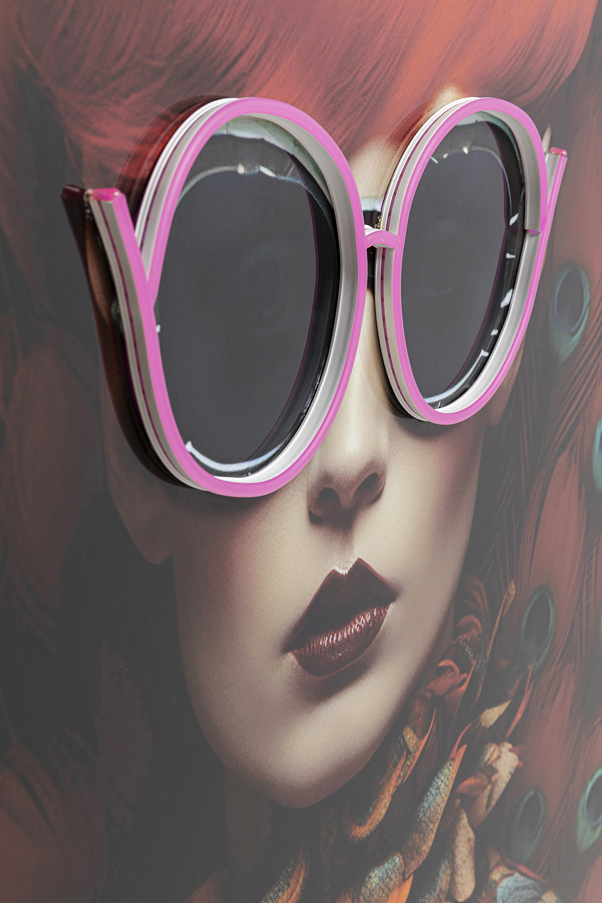 KARE LED-Bild FANCY RED LADY