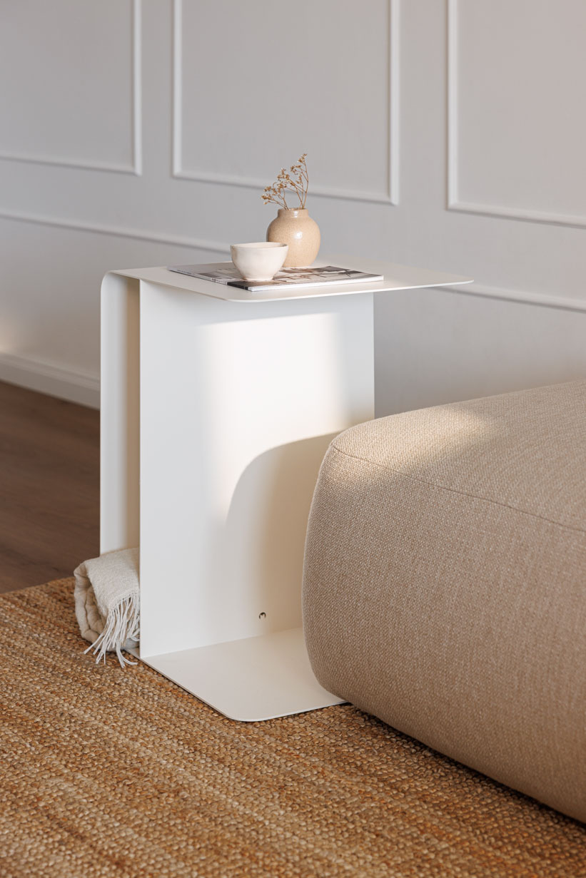 METALLBUDE Table d'appoint COSMO