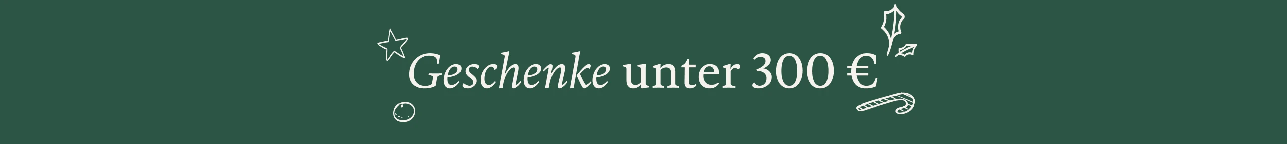 Geschenke unter 300 €
