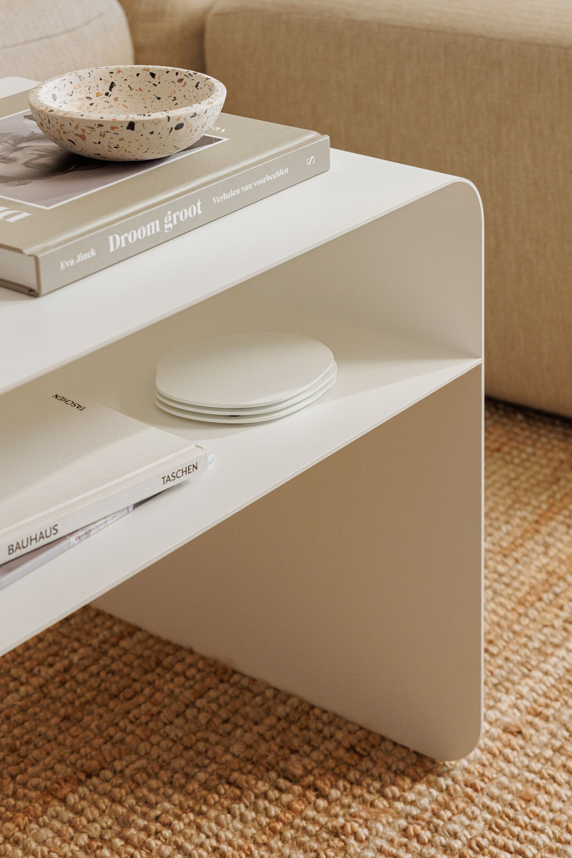 METALLBUDE Table d'appoint COSMO