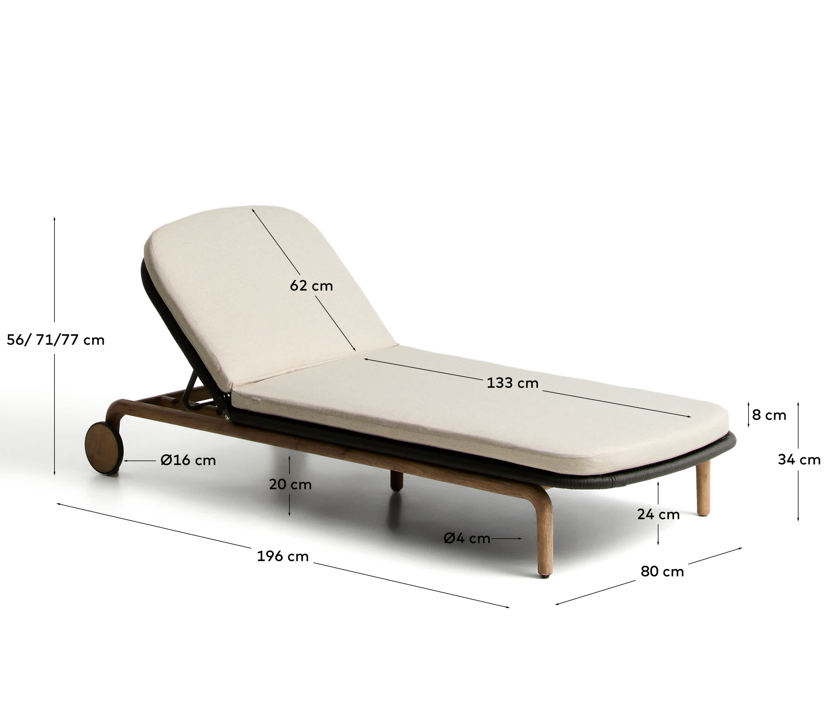 KAVE HOME Sonnenliege ALIPA