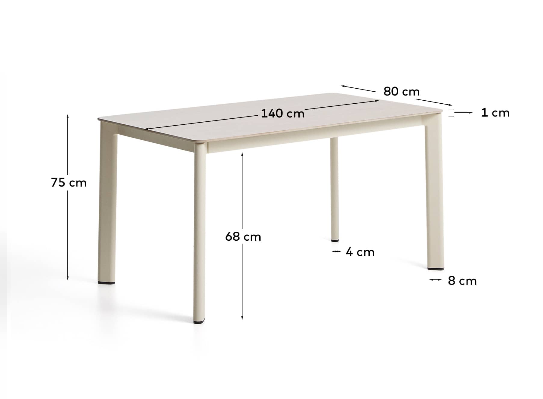 KAVE HOME Gartentisch ANAFI