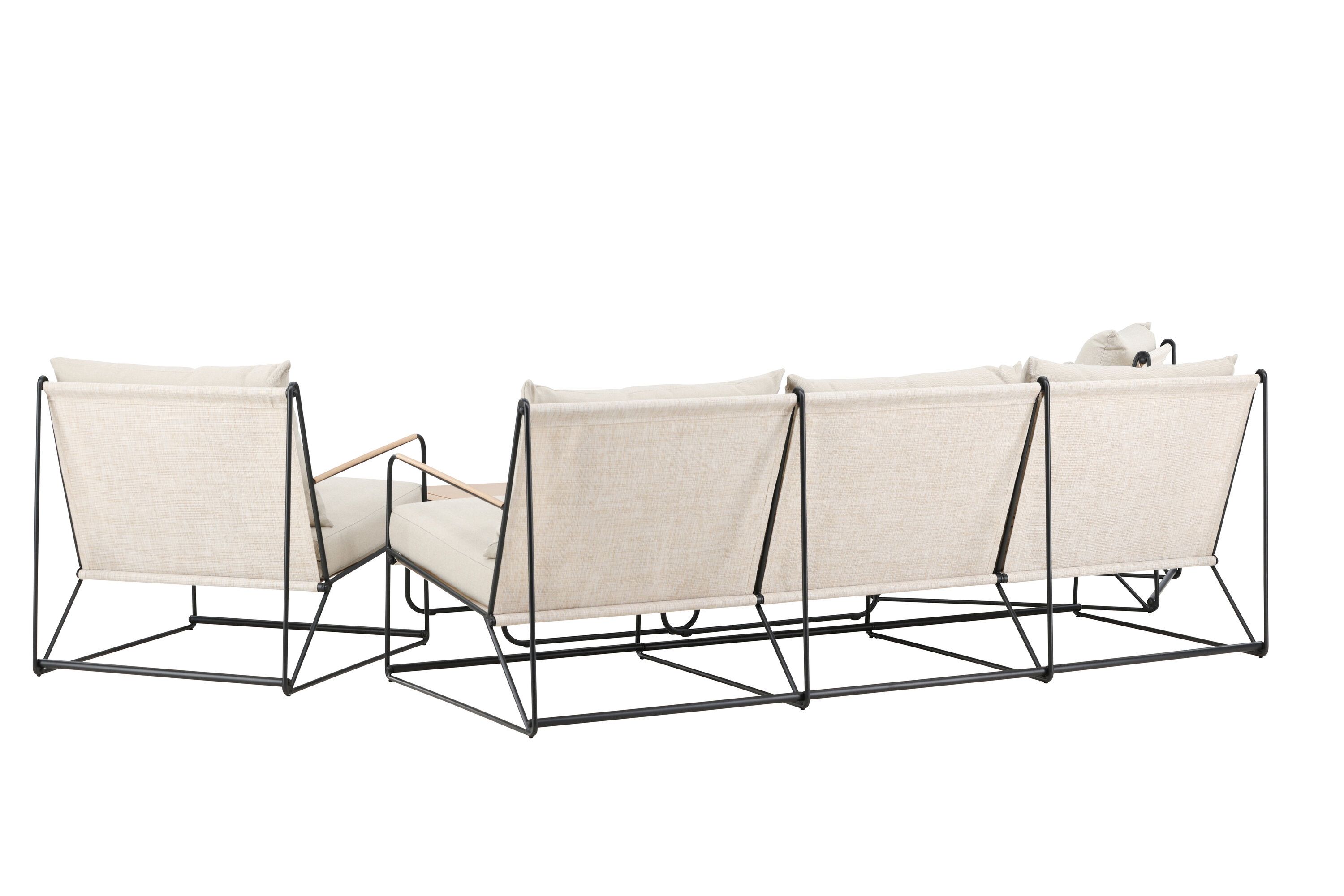 FAEE Ensemble de salon de jardin LEVANZO