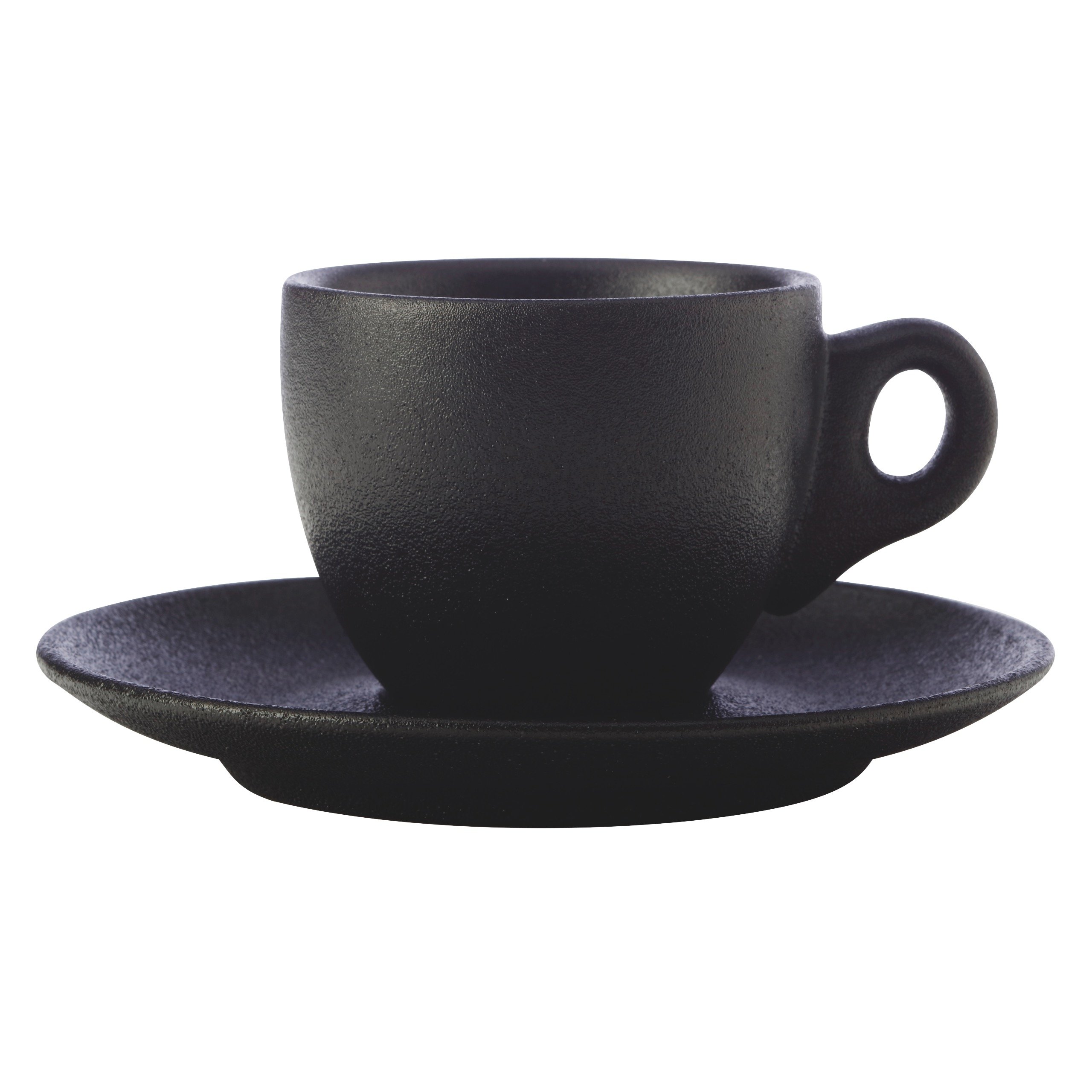 Maxwell&Williams espresso cup with saucer CAVIAR BLACK