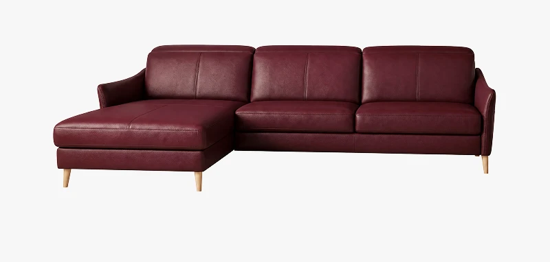 Piano Sofa mit Longchair