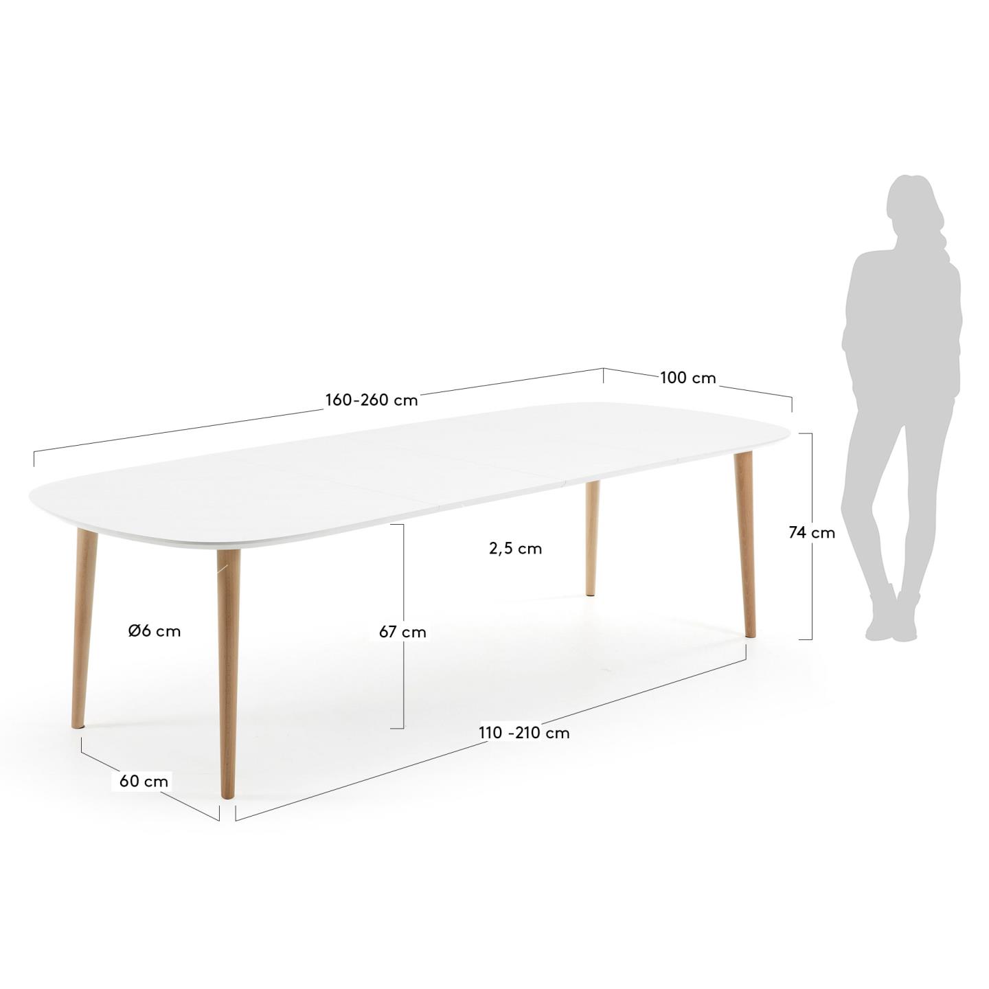 KAVE HOME Esstisch OQUI KAVE HOME Ausziehtisch OQUI