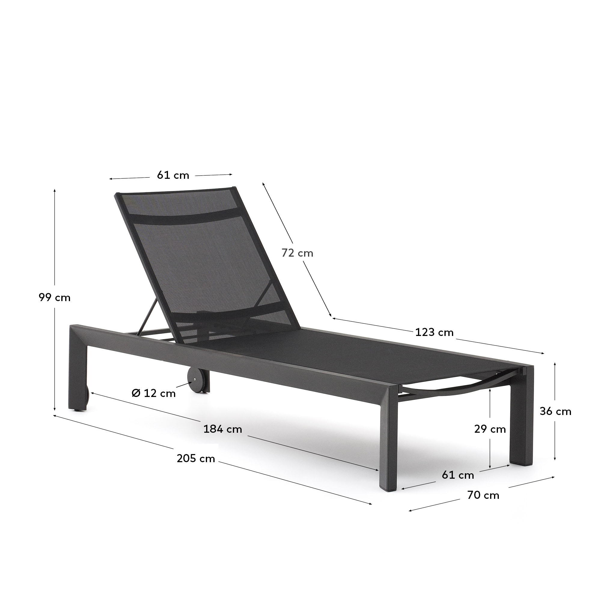 KAVE HOME Sonnenliege CANUTELLS
