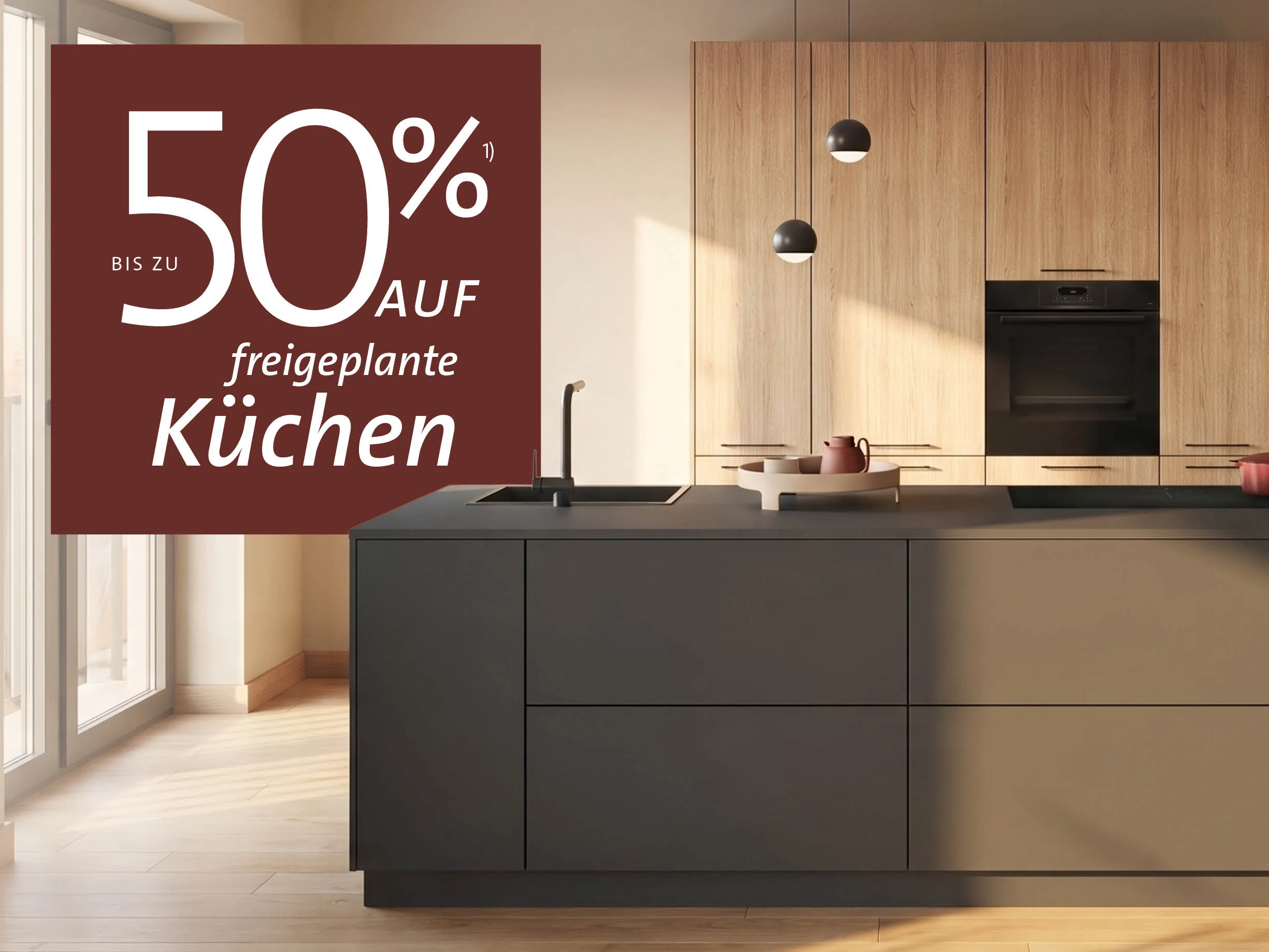 Jusqu'à 50 % de réduction sur les cuisines sur mesure