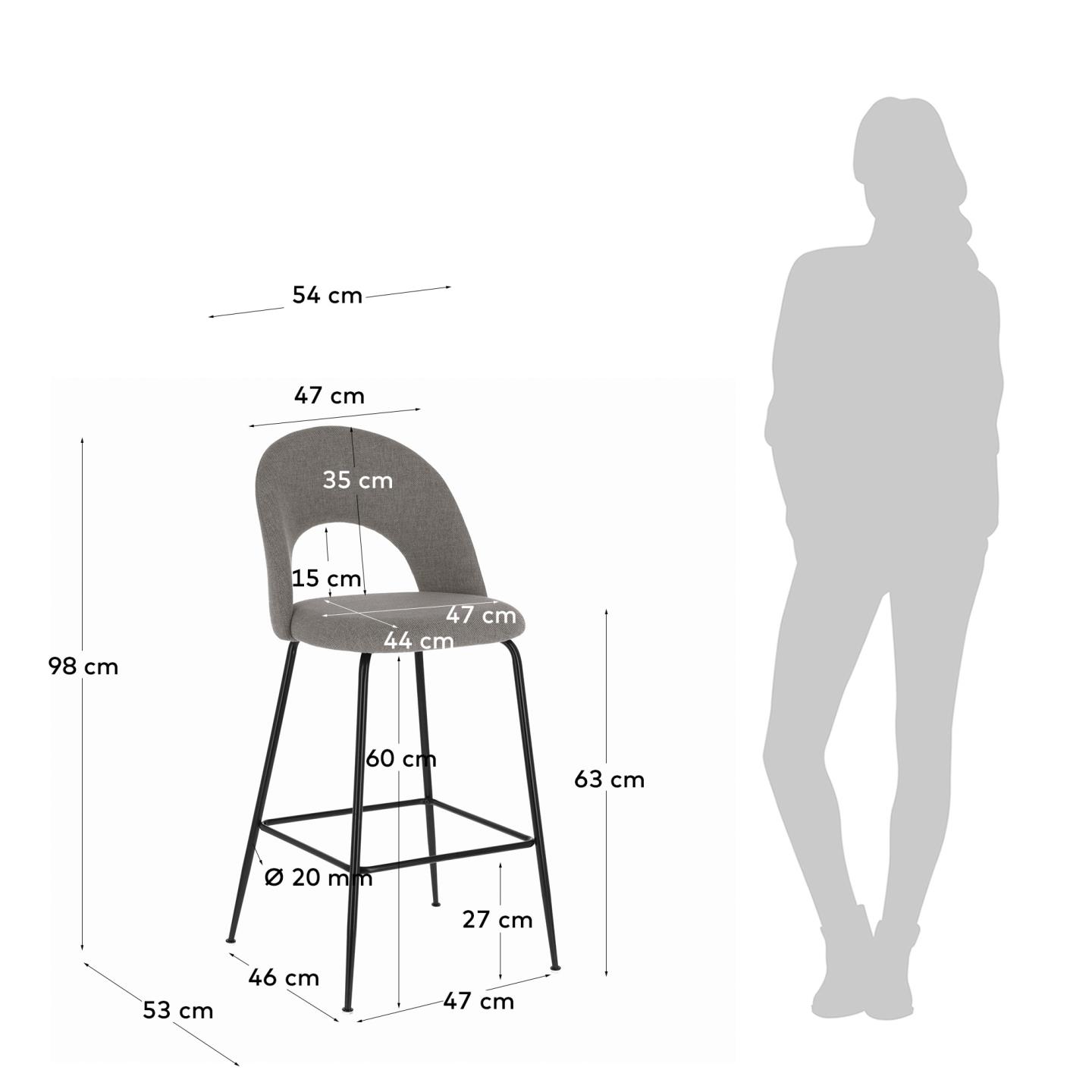 KAVE HOME Barhocker MAHALIA KAVE HOME Barhocker MAHALIA