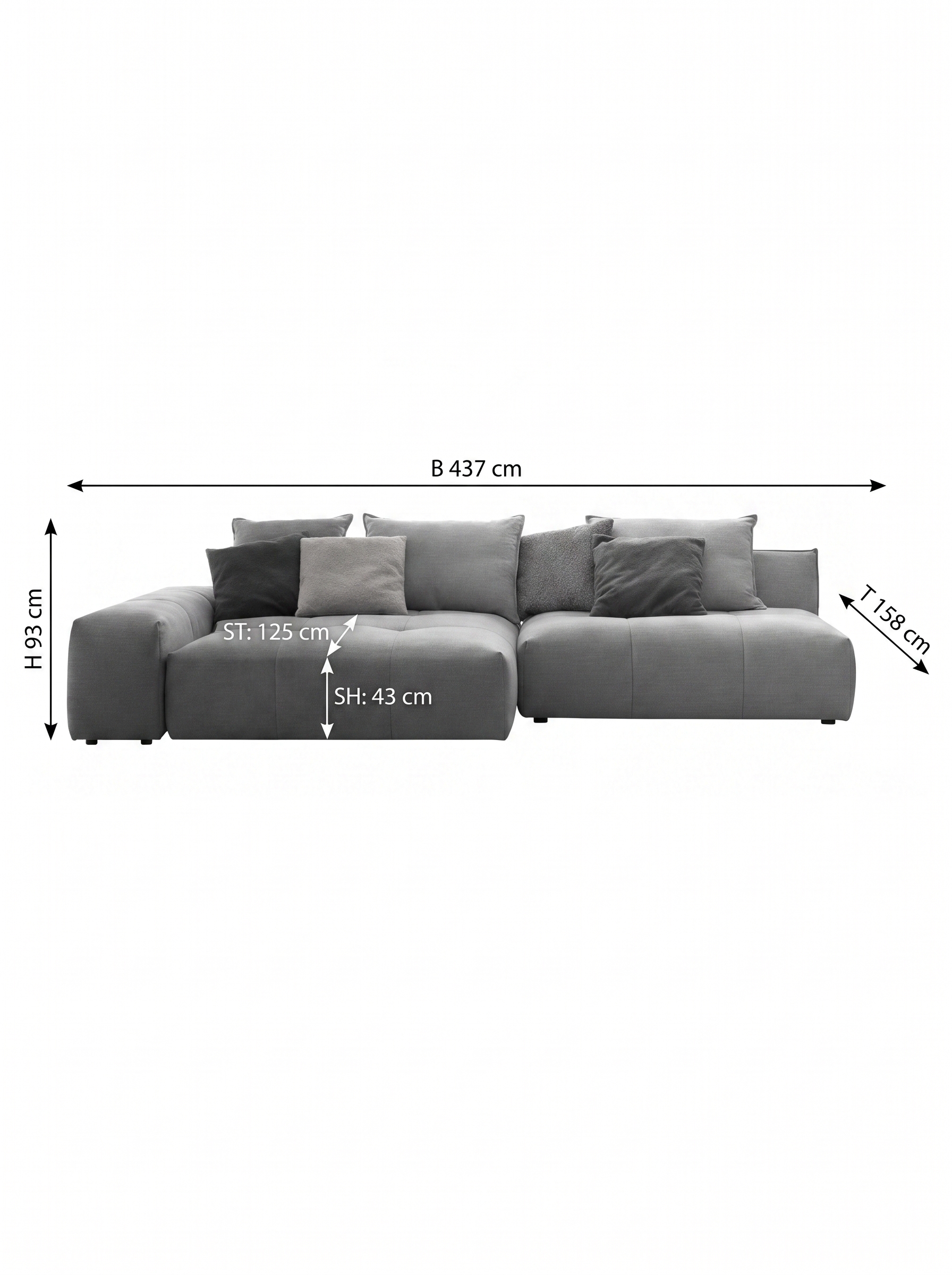 DESIGNWERK Sofa PALACE