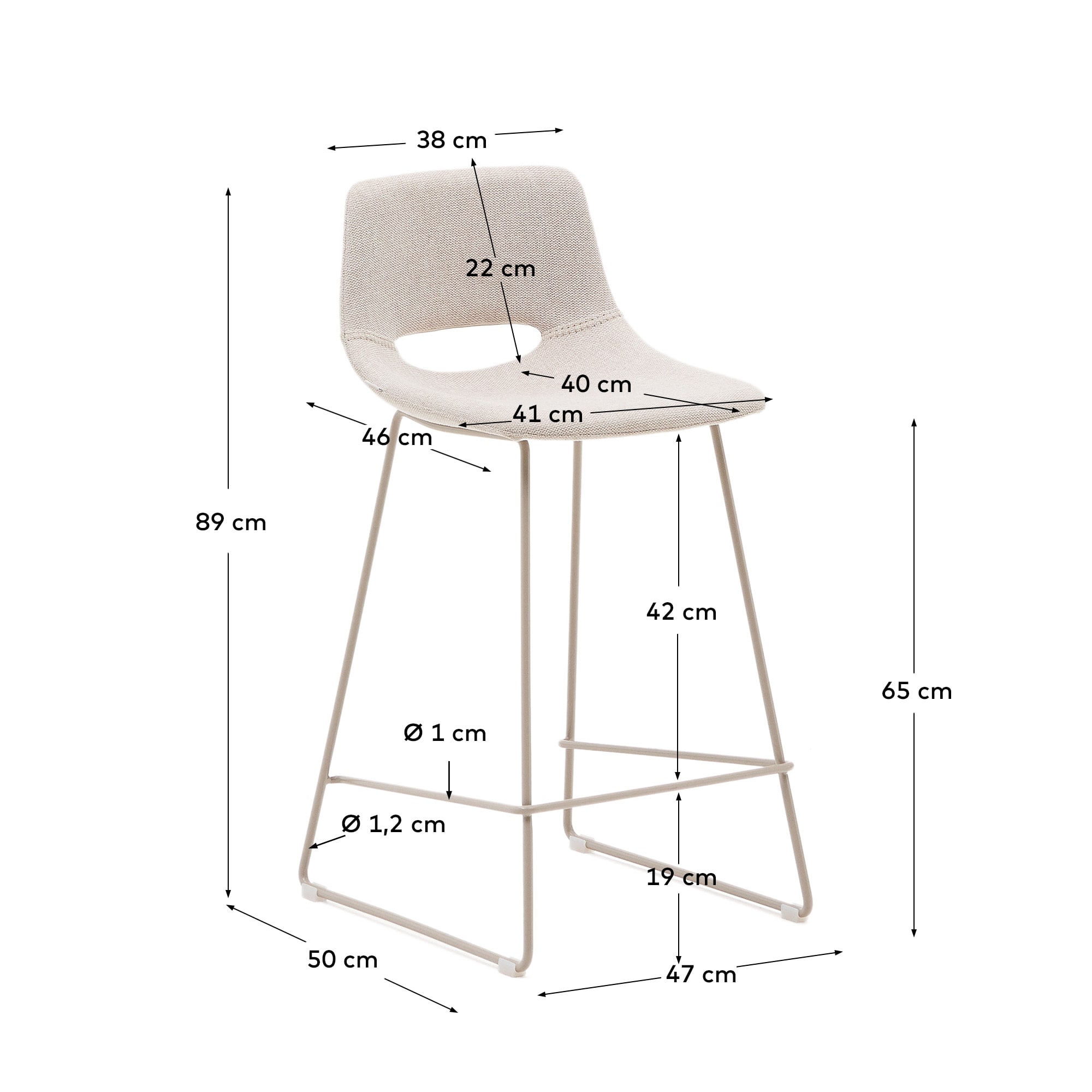 KAVE HOME Hocker ZAHARA