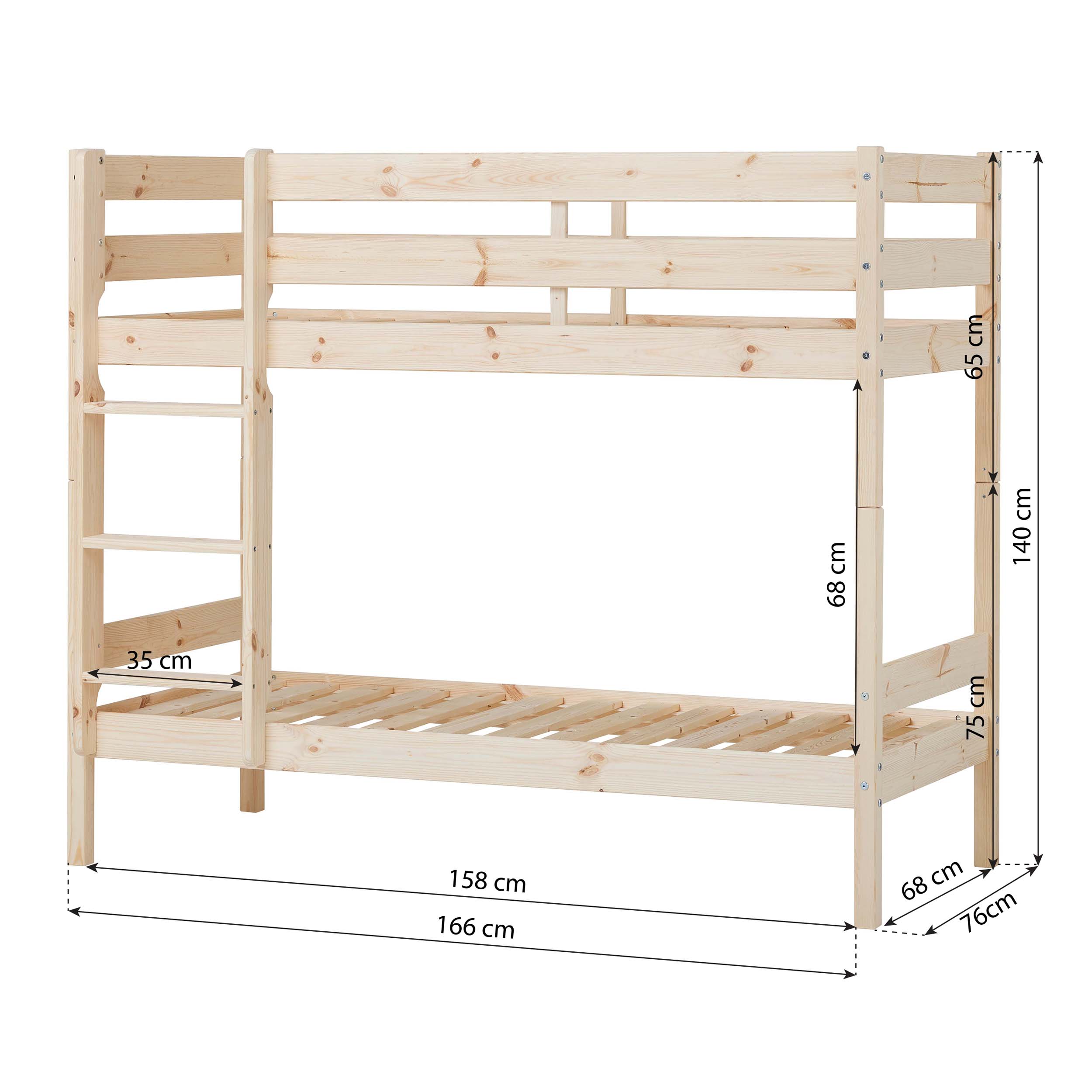 HOPPEKIDS Etagenbett ECO COMFORT HOPPEKIDS Etagenbett ECO COMFORT