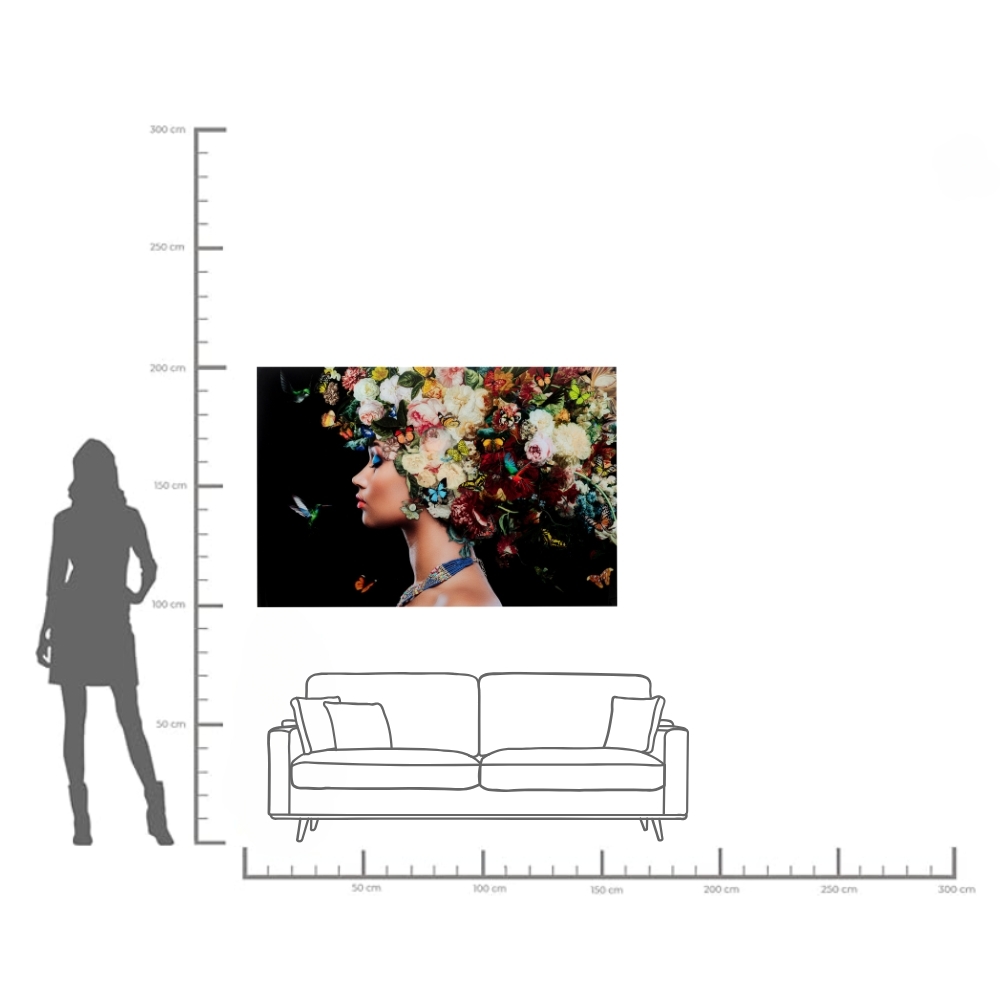 KARE Glasbild BUNCH OF FLOWERS KARE Glasbild BUNCH OF FLOWERS
