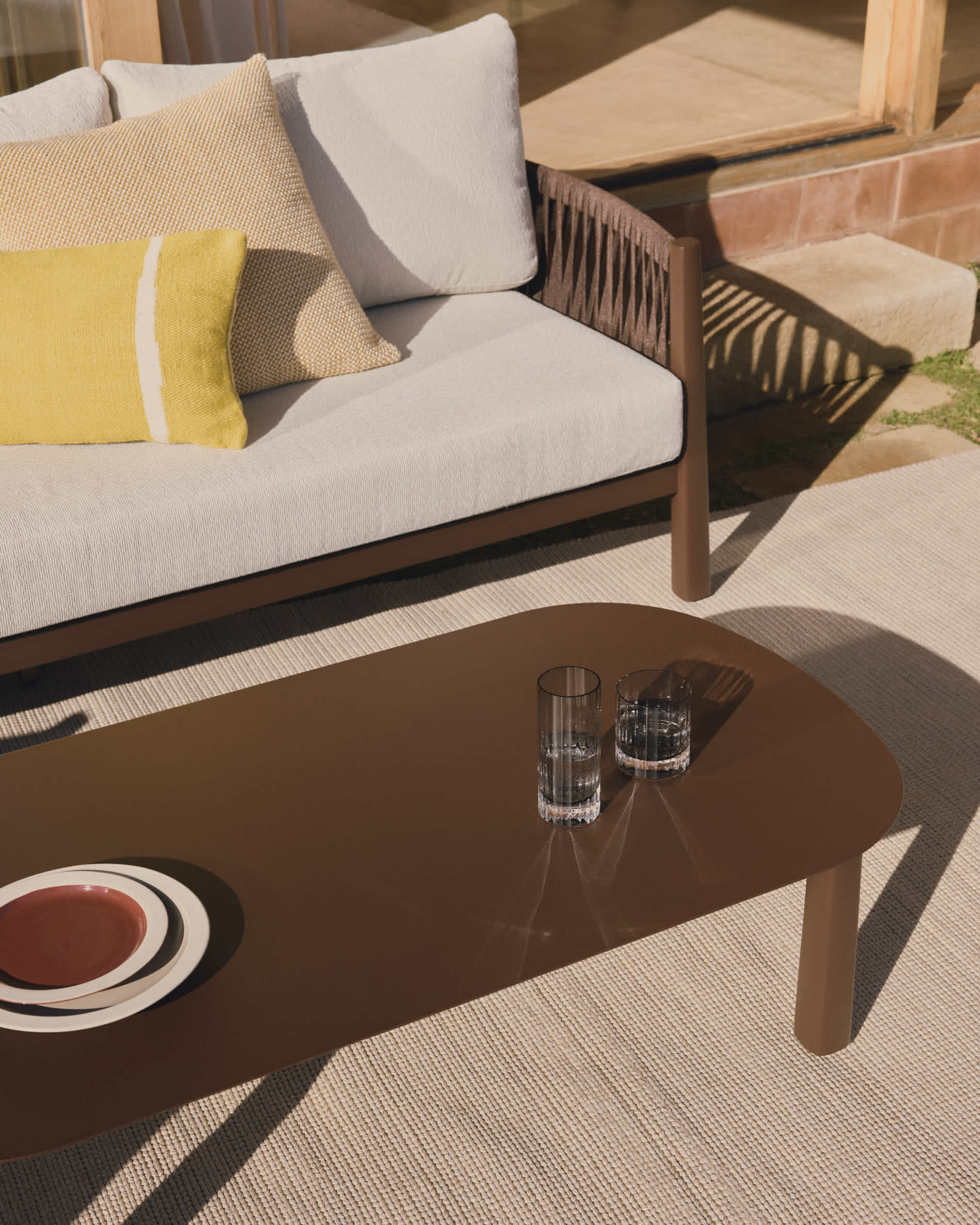 KAVE HOME Gartenlounge-Set ALERIA