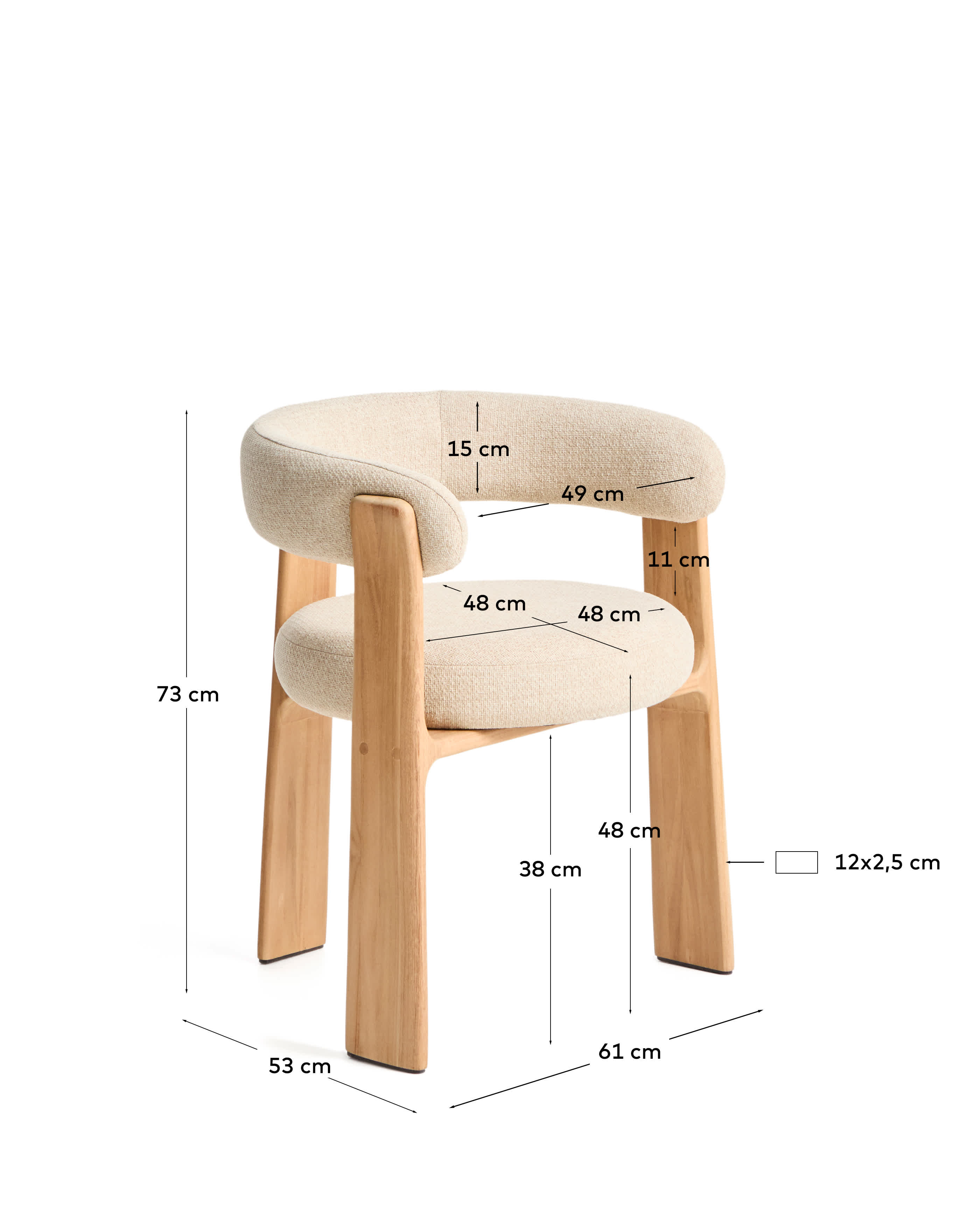 Kave Home GRANITE Garden Chair