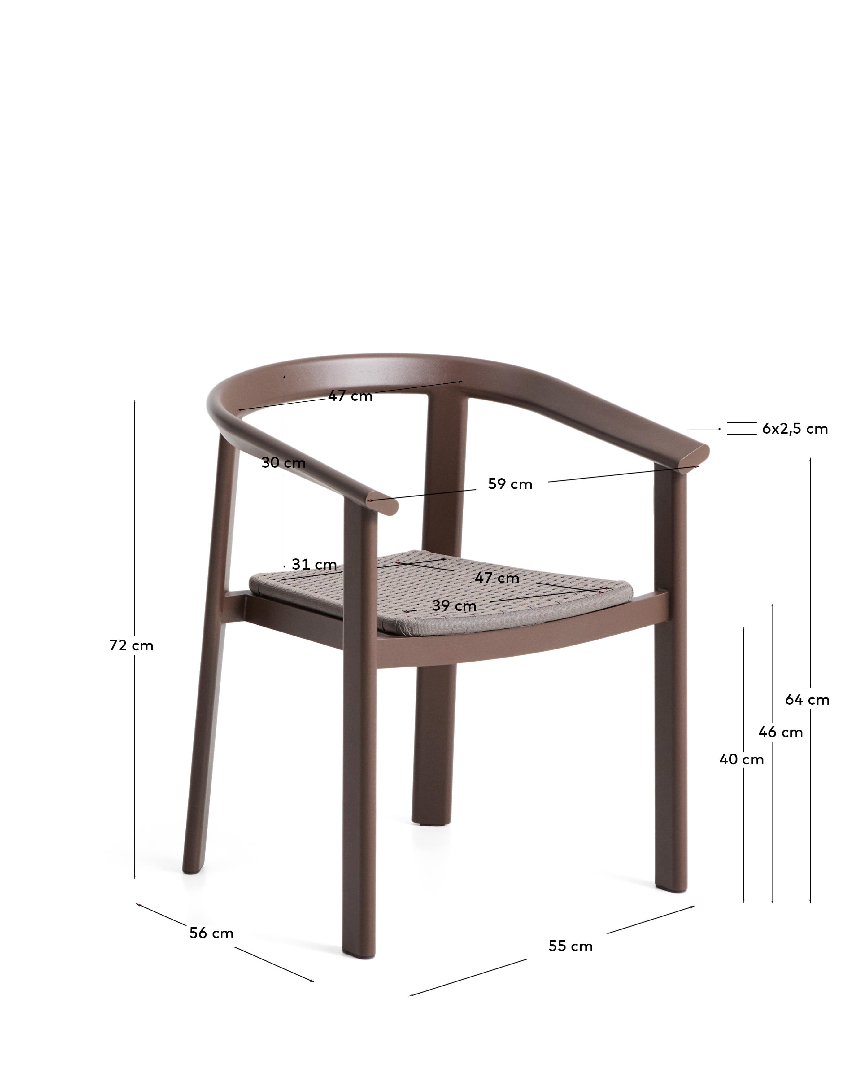 KAVE HOME Gartenstuhl ERICE