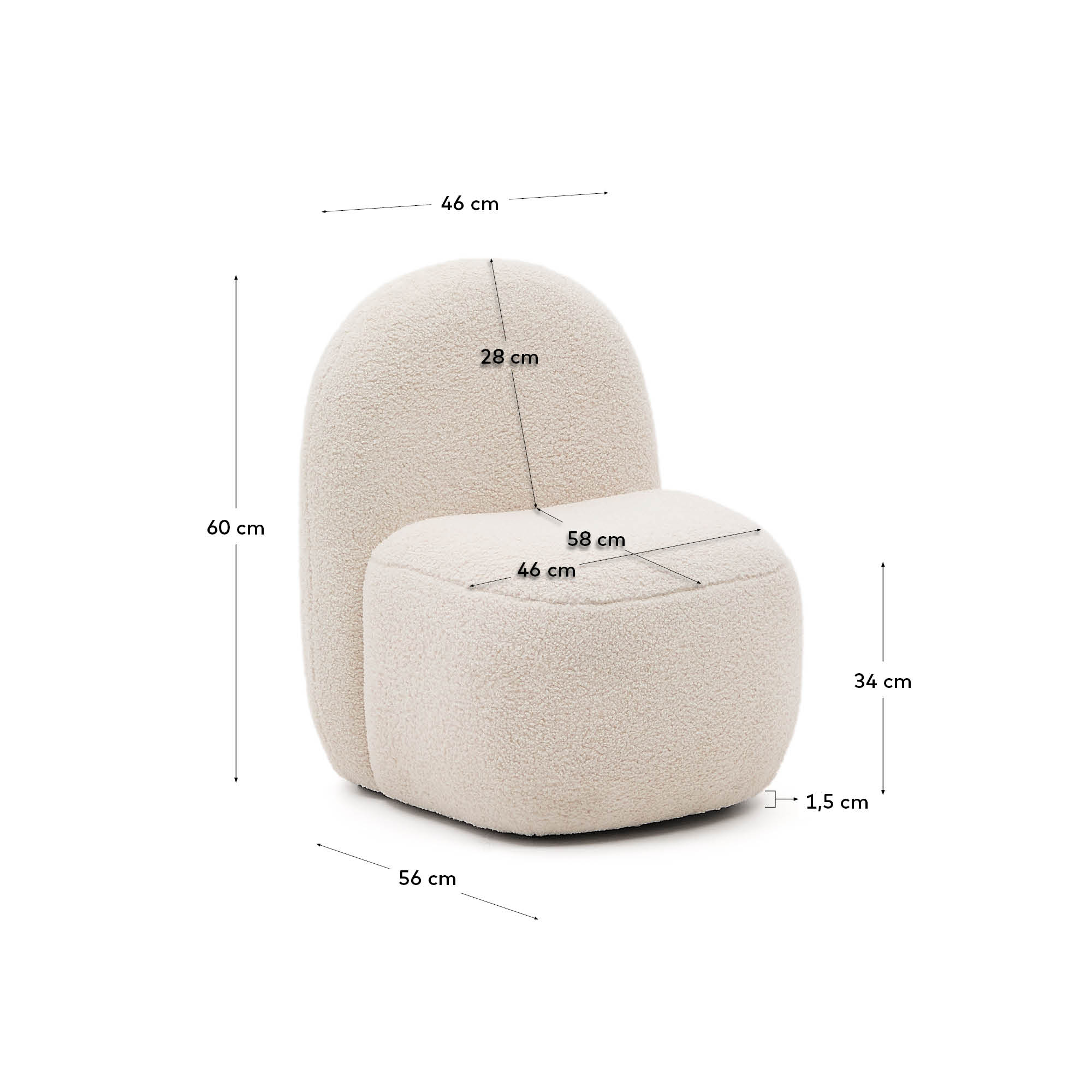 KAVE HOME Kindersessel BUCKY
