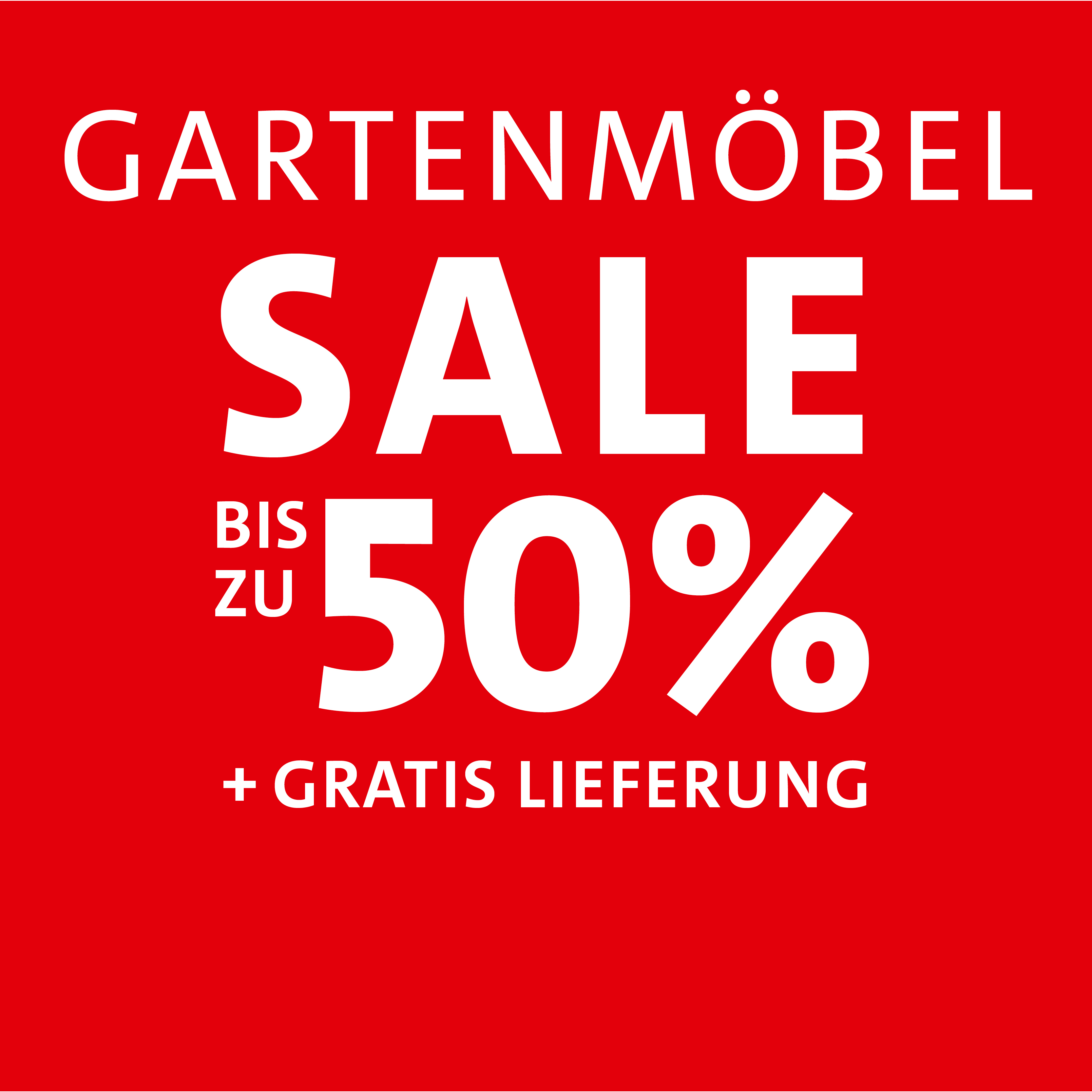 Garten Sale Header Mobil
