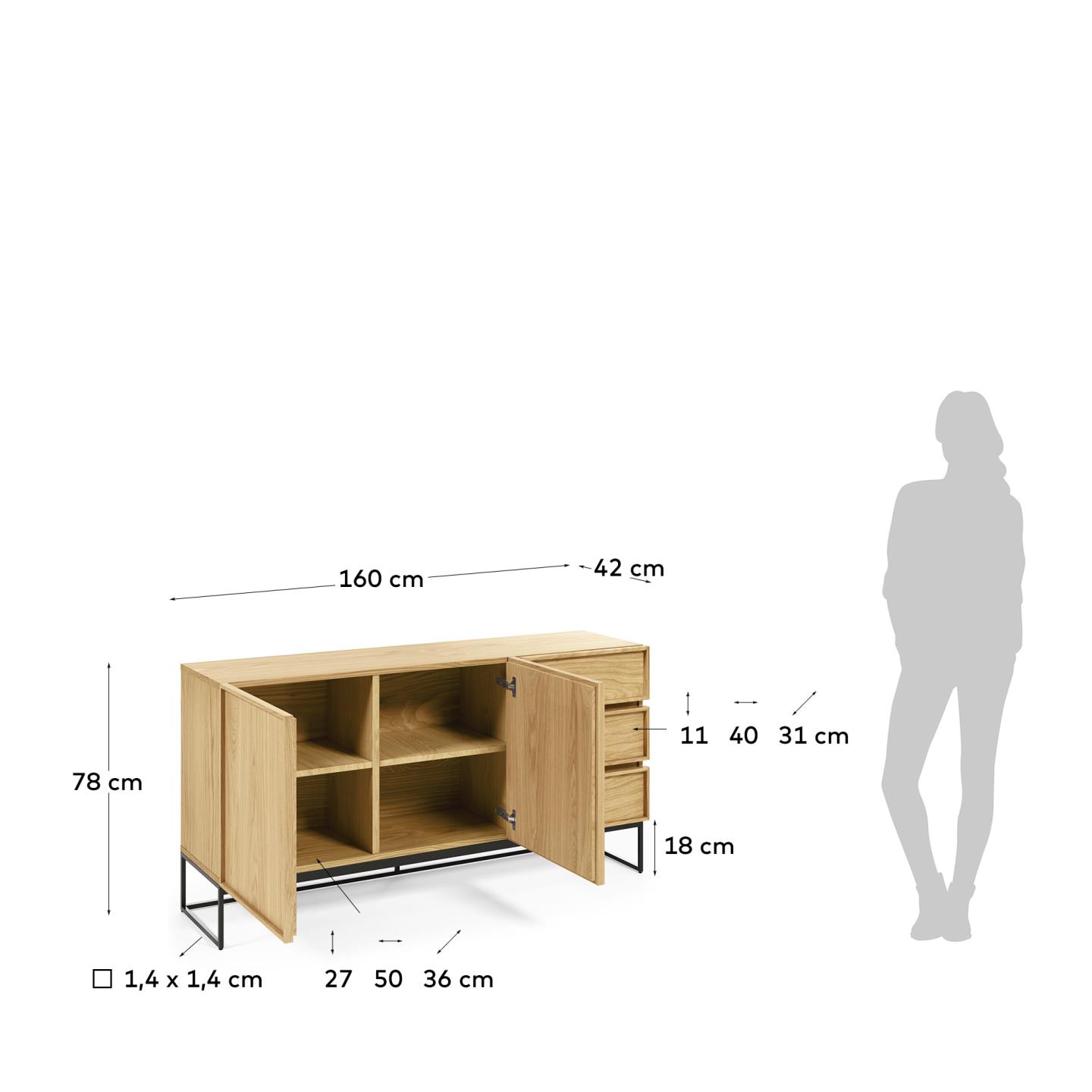 KAVE HOME Sideboard TAIANA KAVE HOME Sideboard TAIANA