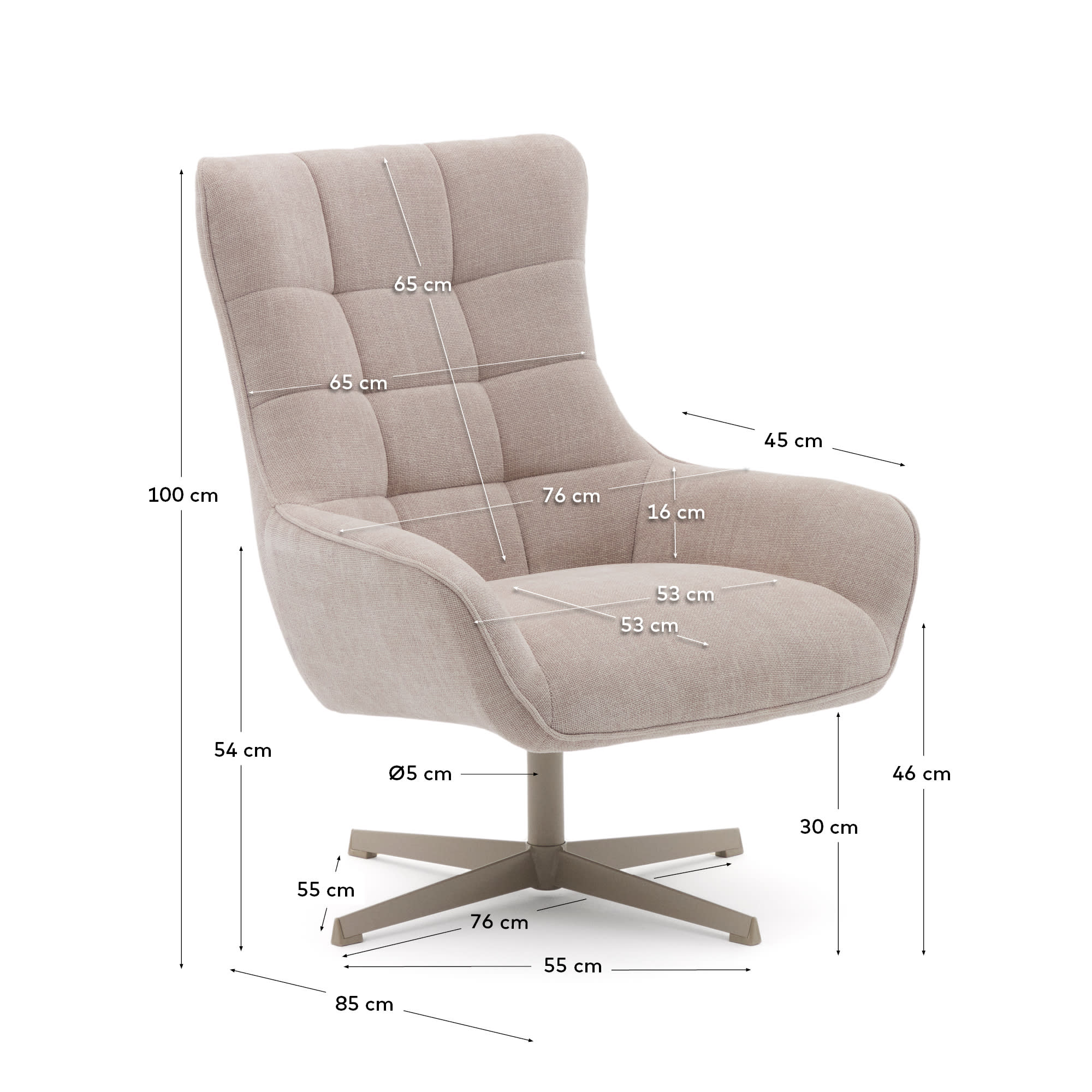 KAVE HOME Sessel JASPE KAVE HOME Sessel JASPE