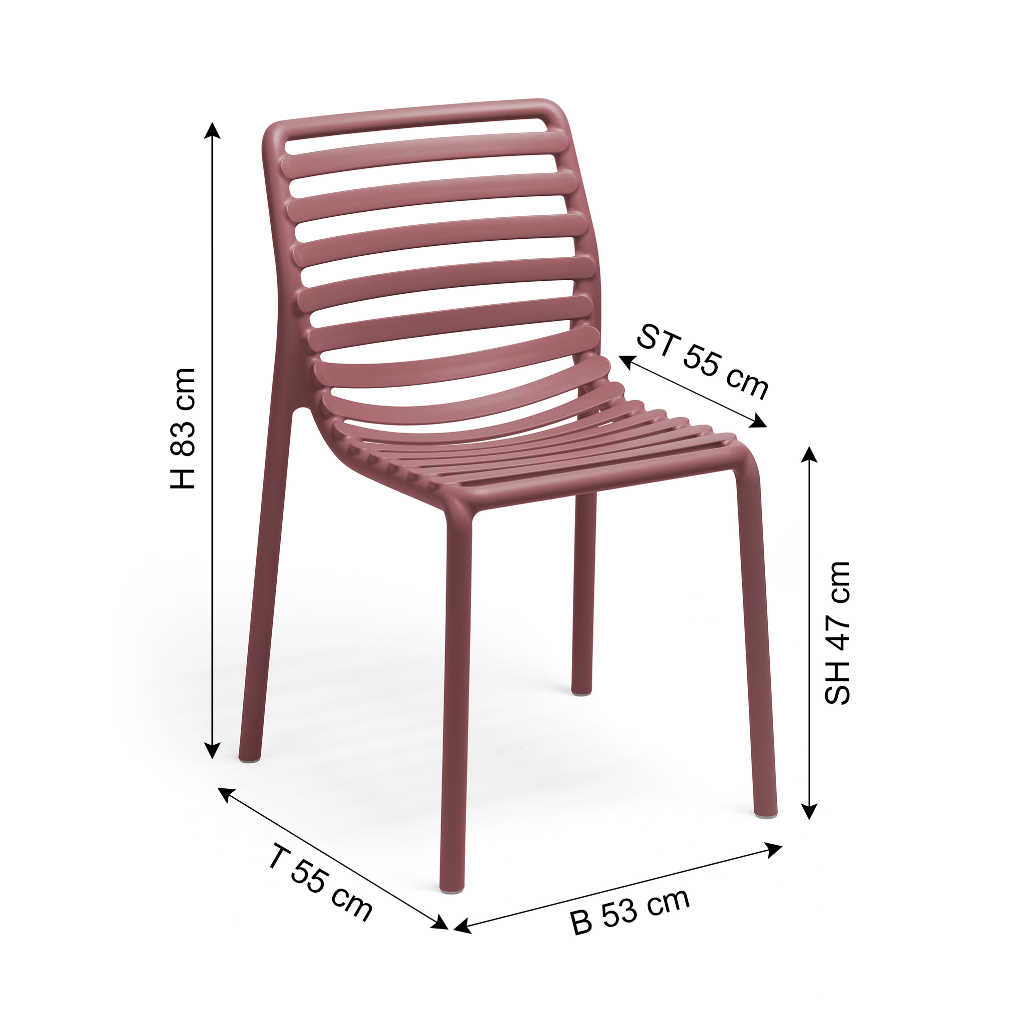 NARDI Gartenstuhl DOGA BISTROT
