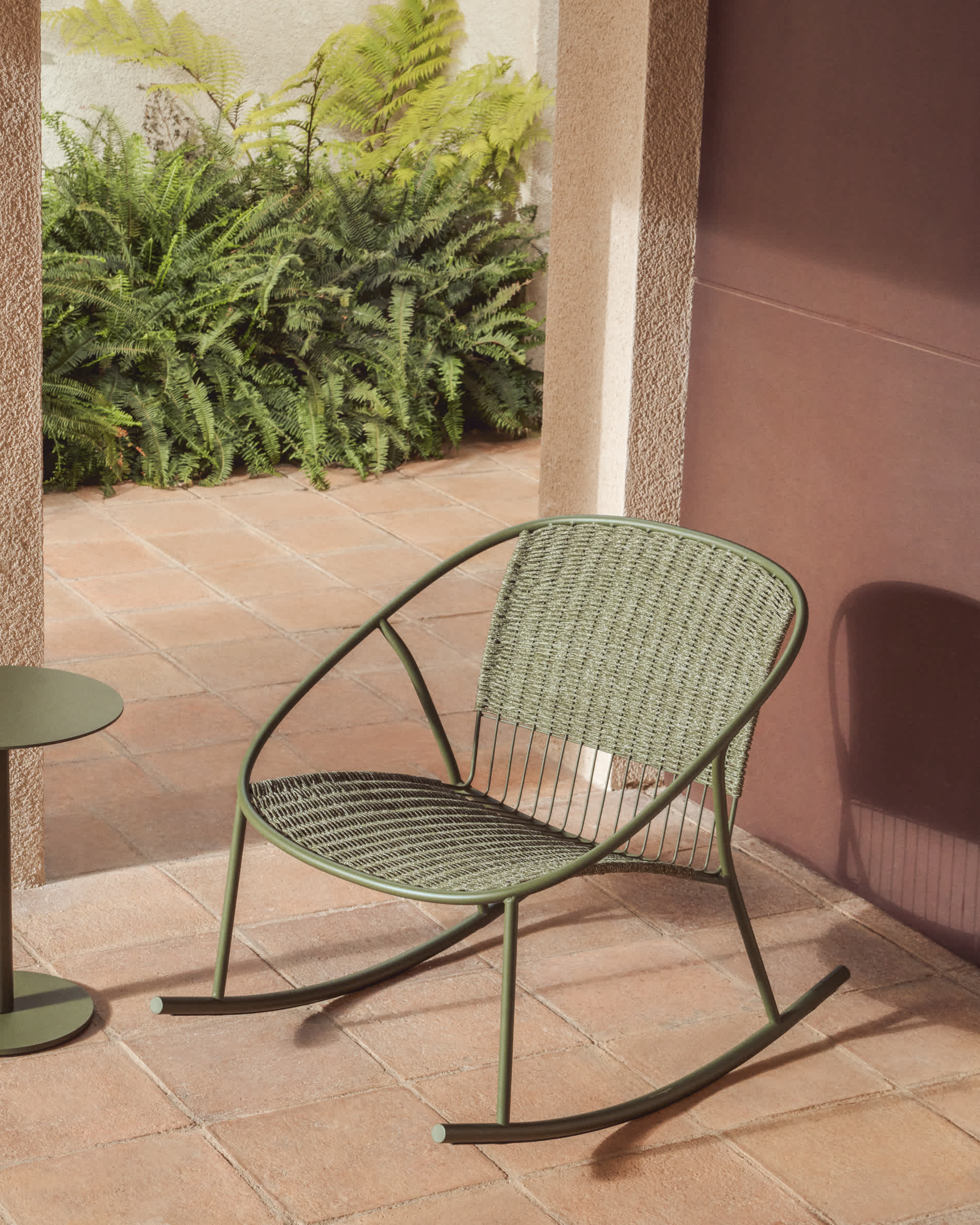 KAVE HOME Rocking chair Outdoor ATRANI