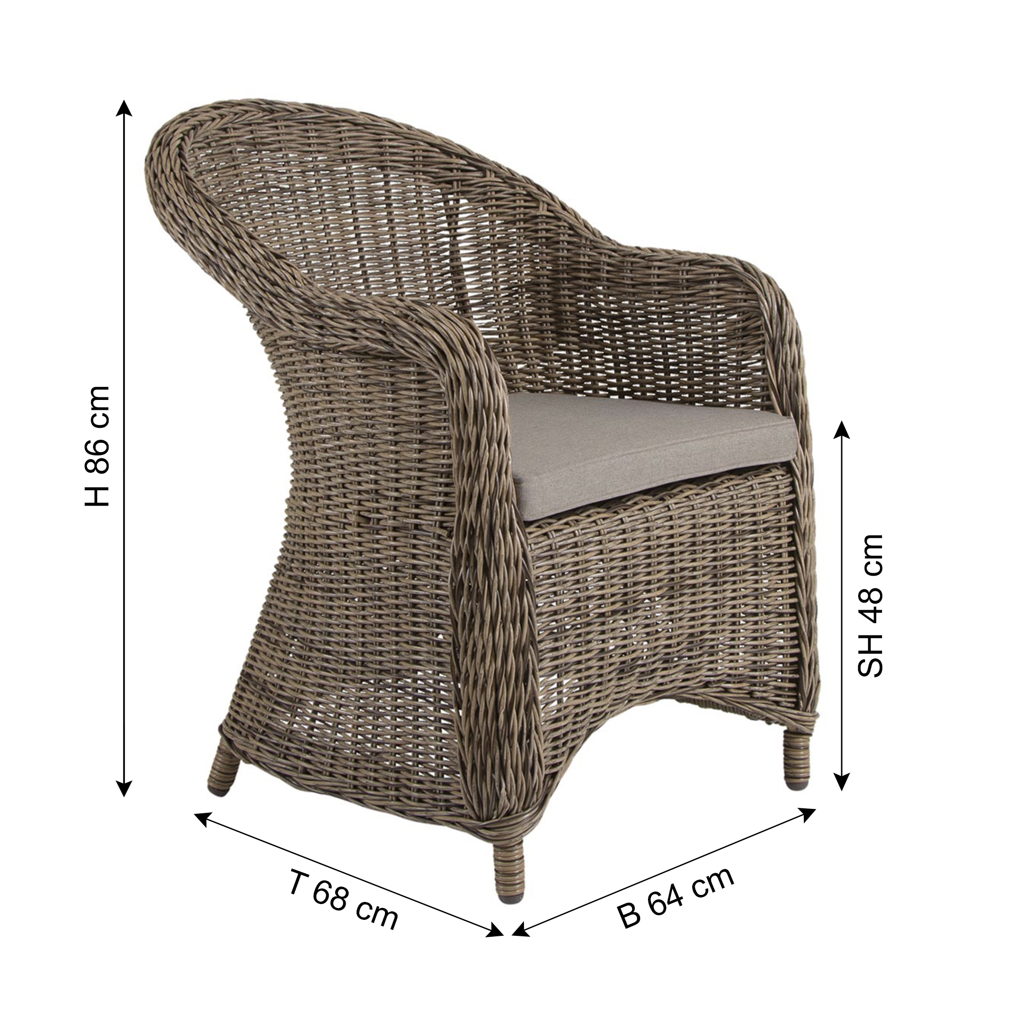 Brafab garden chair EADS