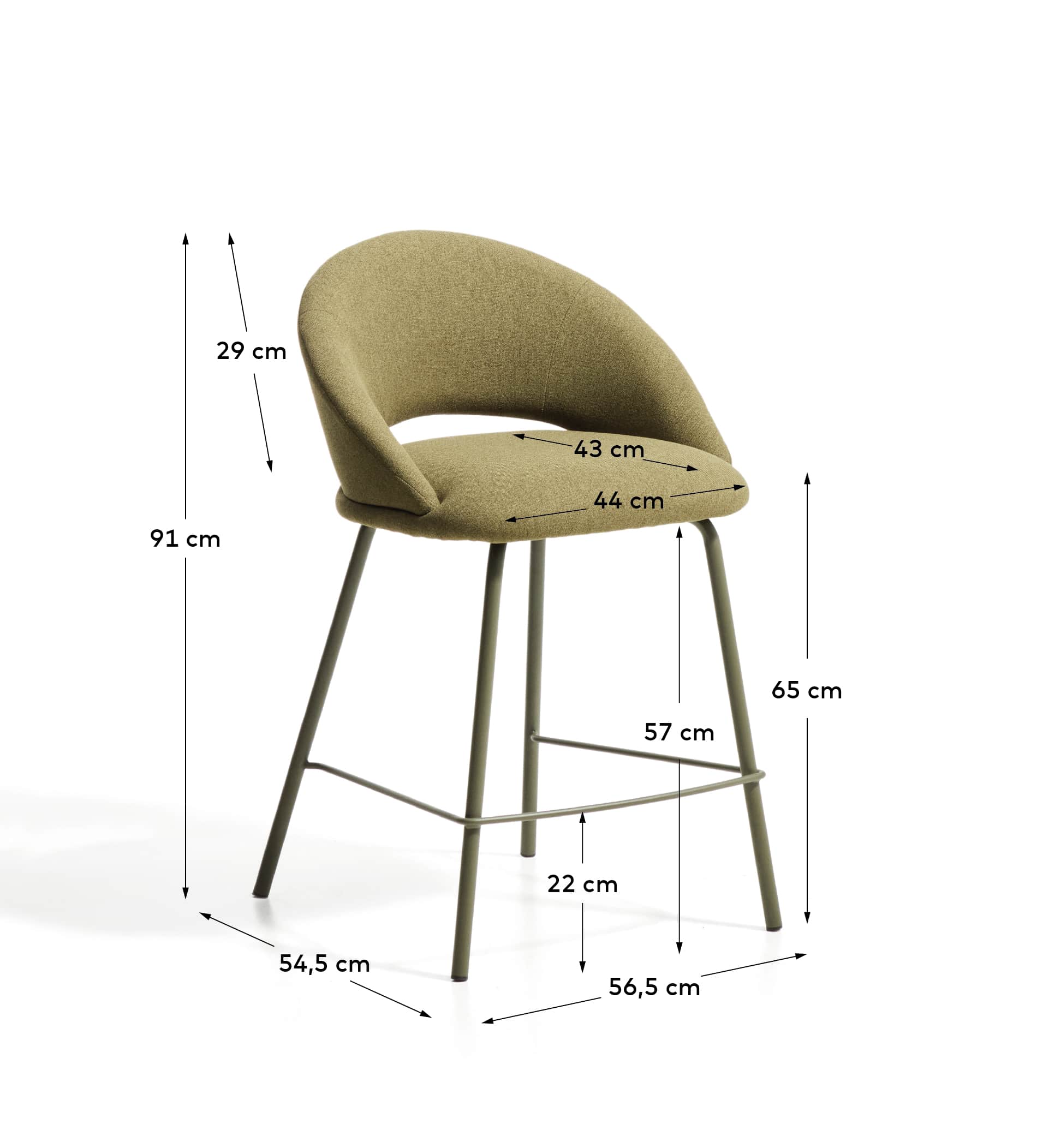 Kave Home BONALI bar stool