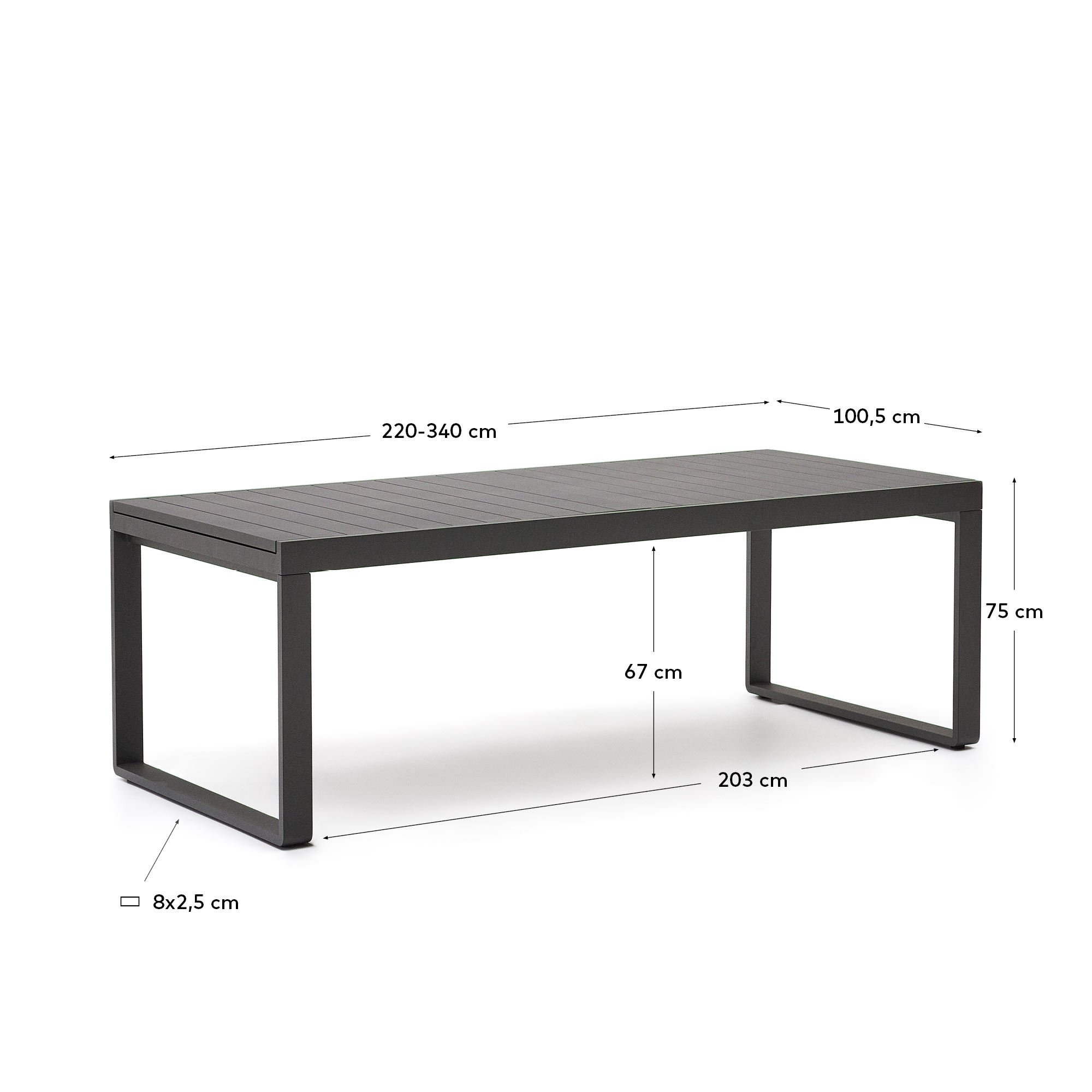 KAVE HOME Gartentisch GALDANA