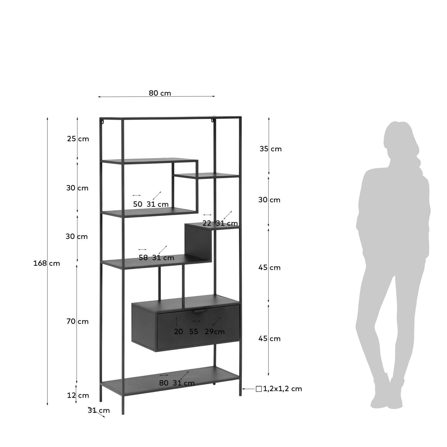 KAVE HOME SHANTAY shelf unit