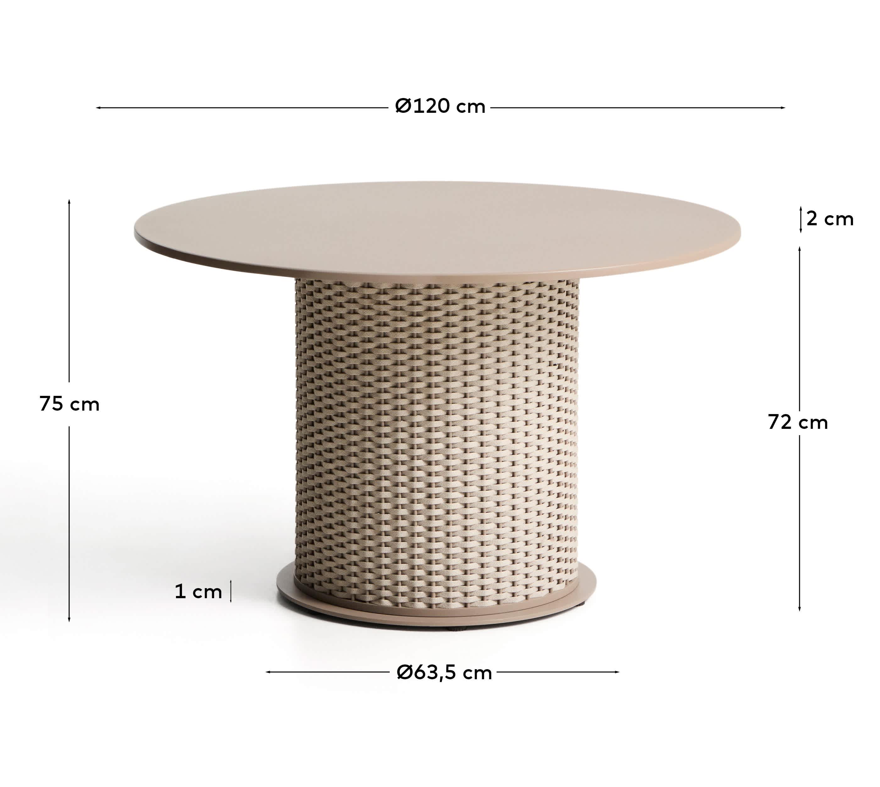 Kave Home Table de jardin SEDALIS