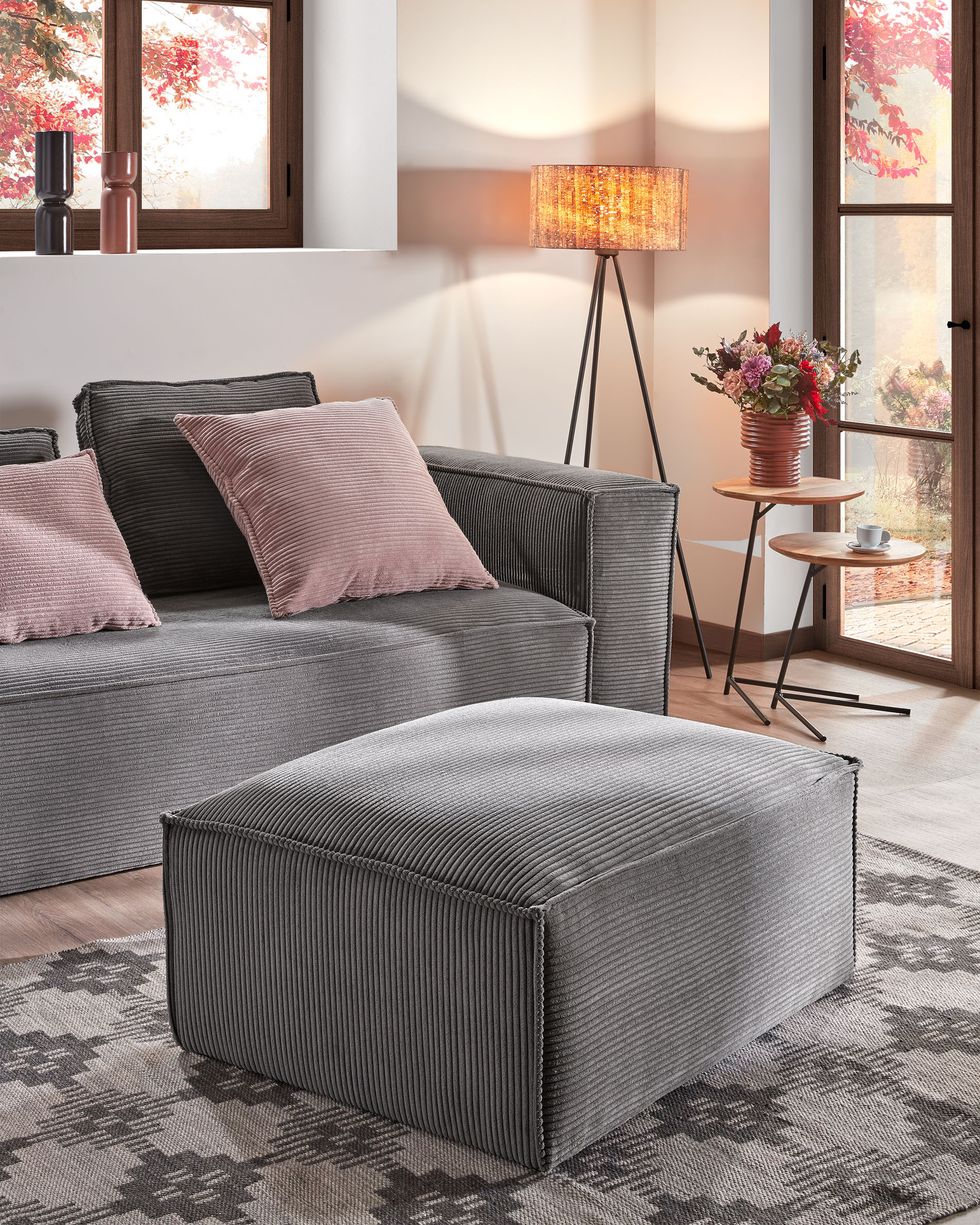 KAVE HOME Sofa ZENIRA KAVE HOME Beistelltisch-Set ASHA