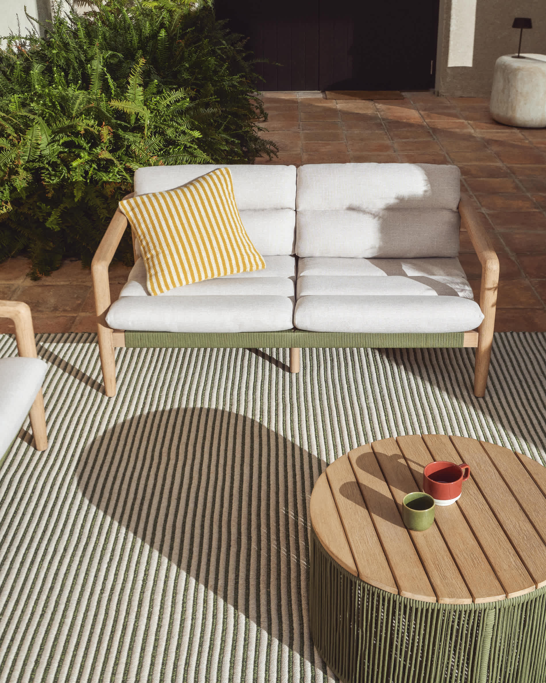KAVE HOME Canapé de jardin MENFI