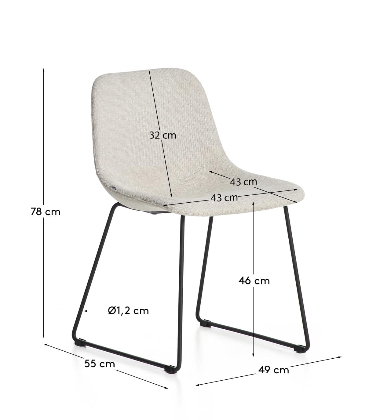 KAVE HOME Stuhl ZAHARA