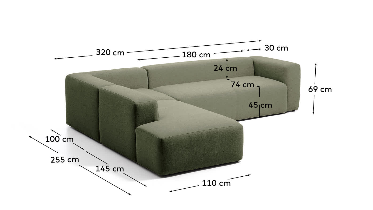 KAVE HOME Sofa BLOK