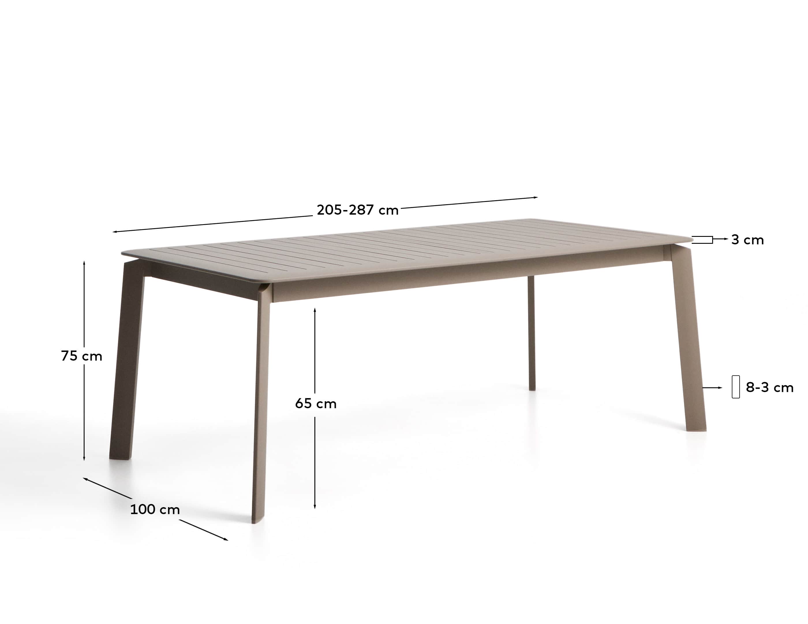 KAVE HOME Gartentisch BRELA