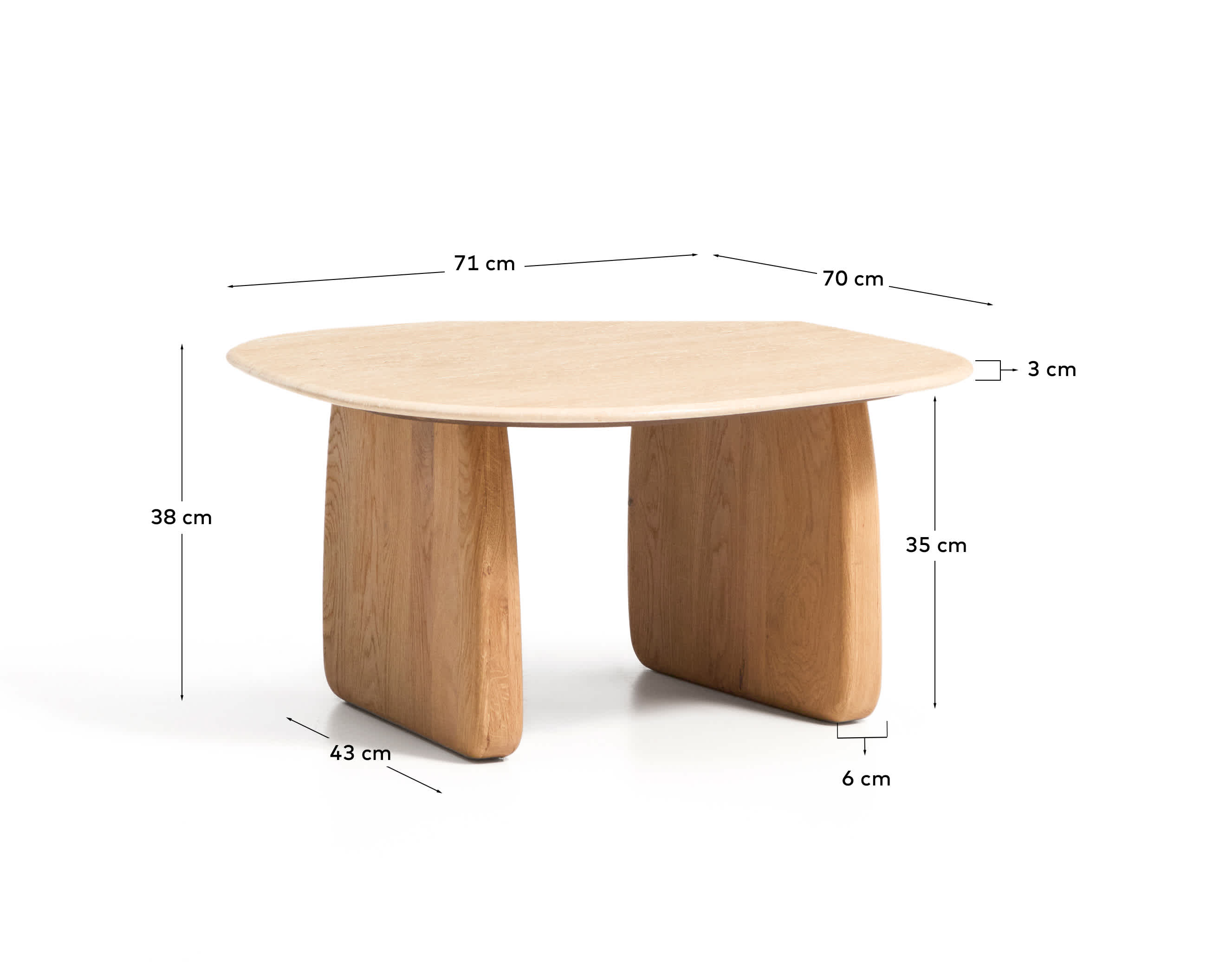 KAVE HOME Beistelltisch PIRITA