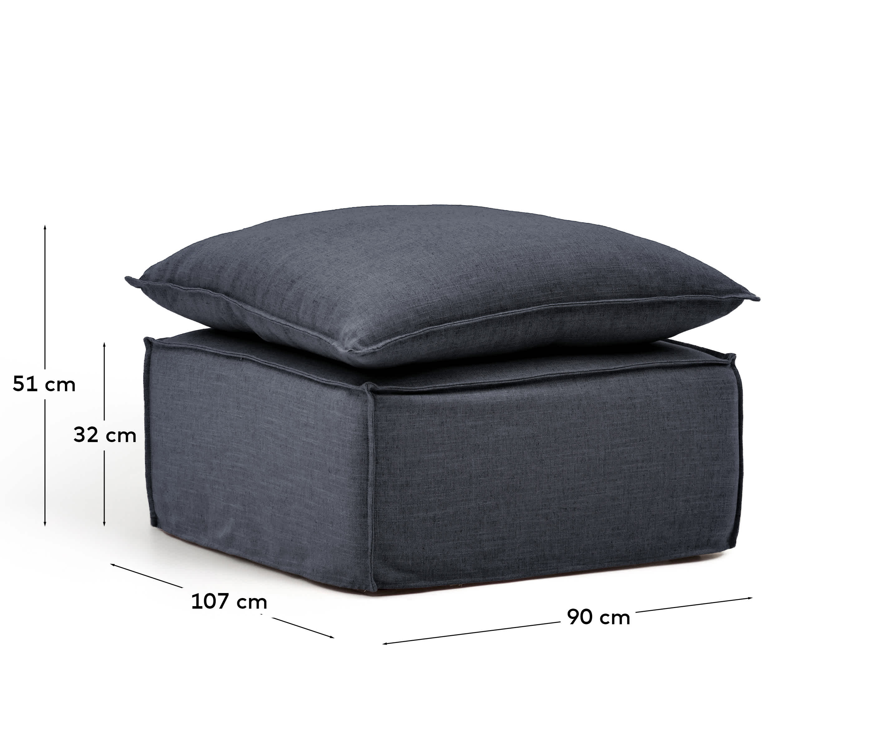 KAVE HOME Sofahocker ANARELA