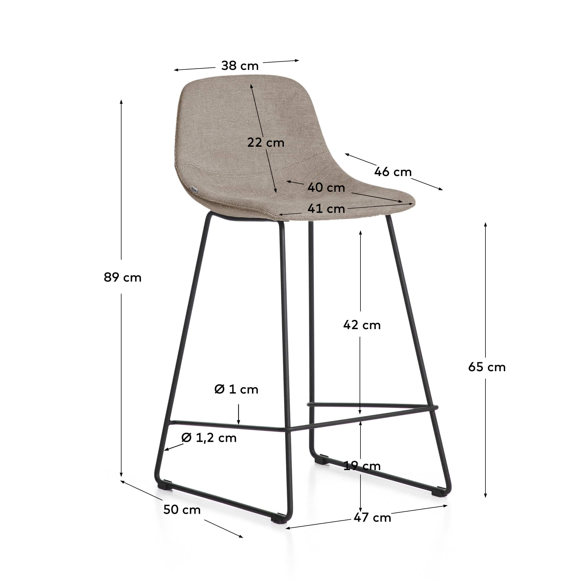 KAVE HOME Barhocker ZAHARA