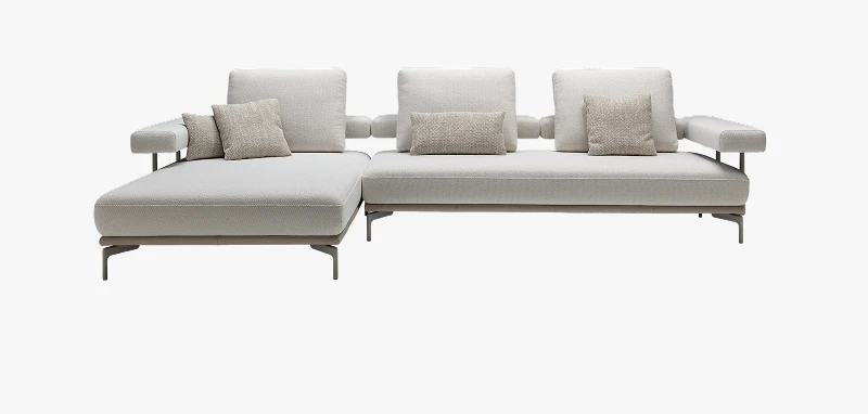 JAZ von ROLF BENZ als 3-Sitzer mit Longchair