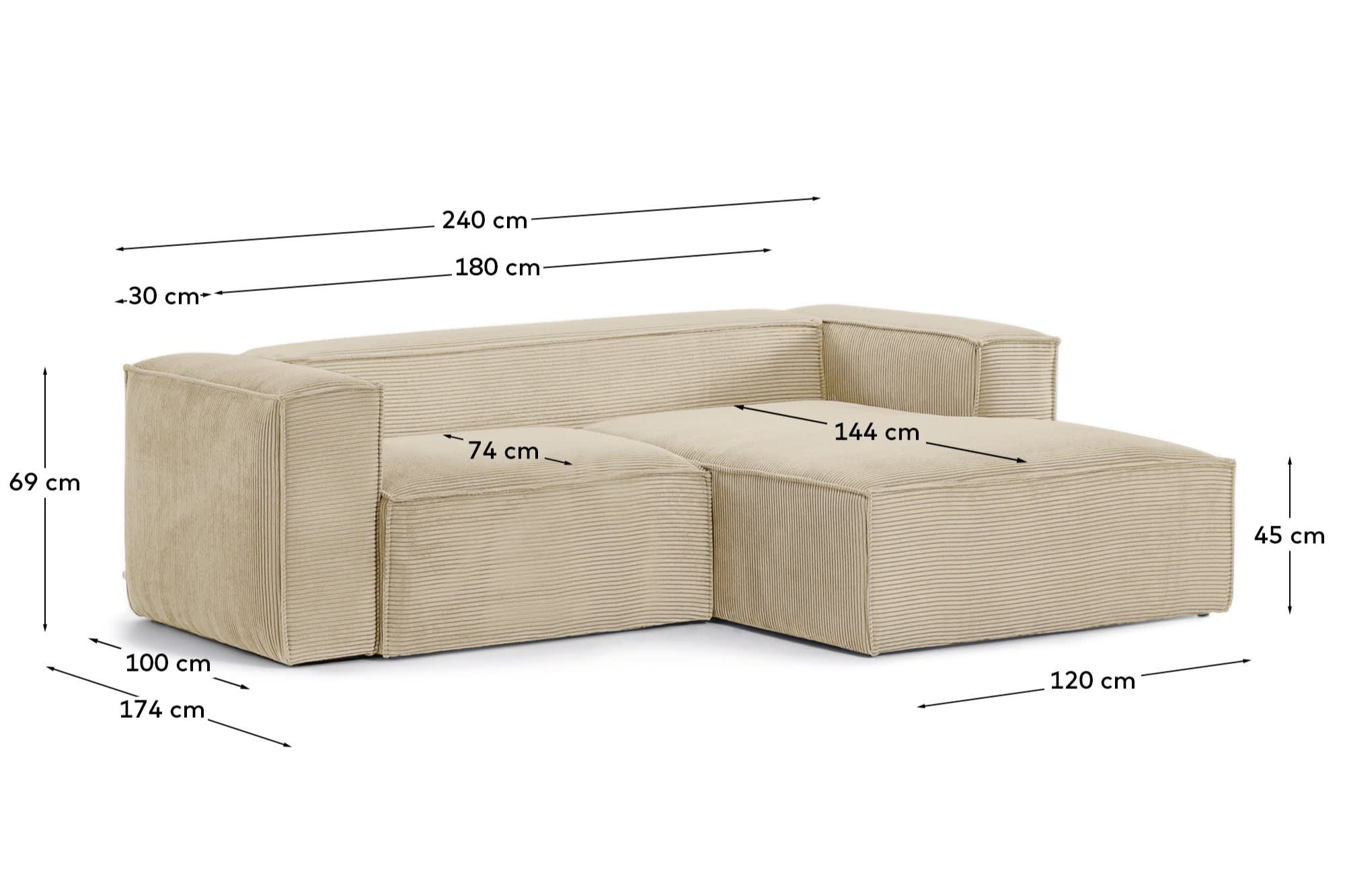 Kave Home BLOK Sofa
