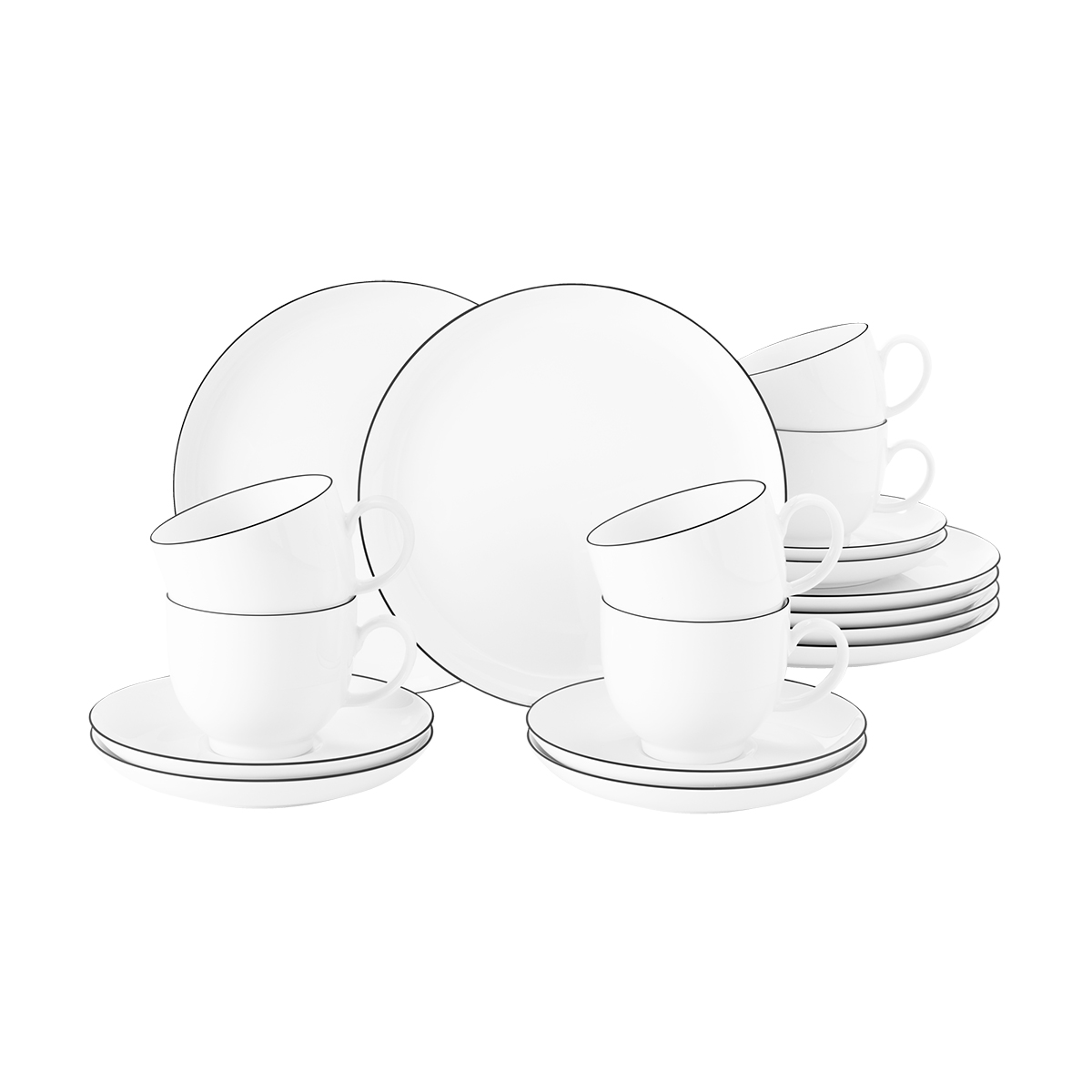 SELTMANN Kaffeeservice LIDO BLACK LINE