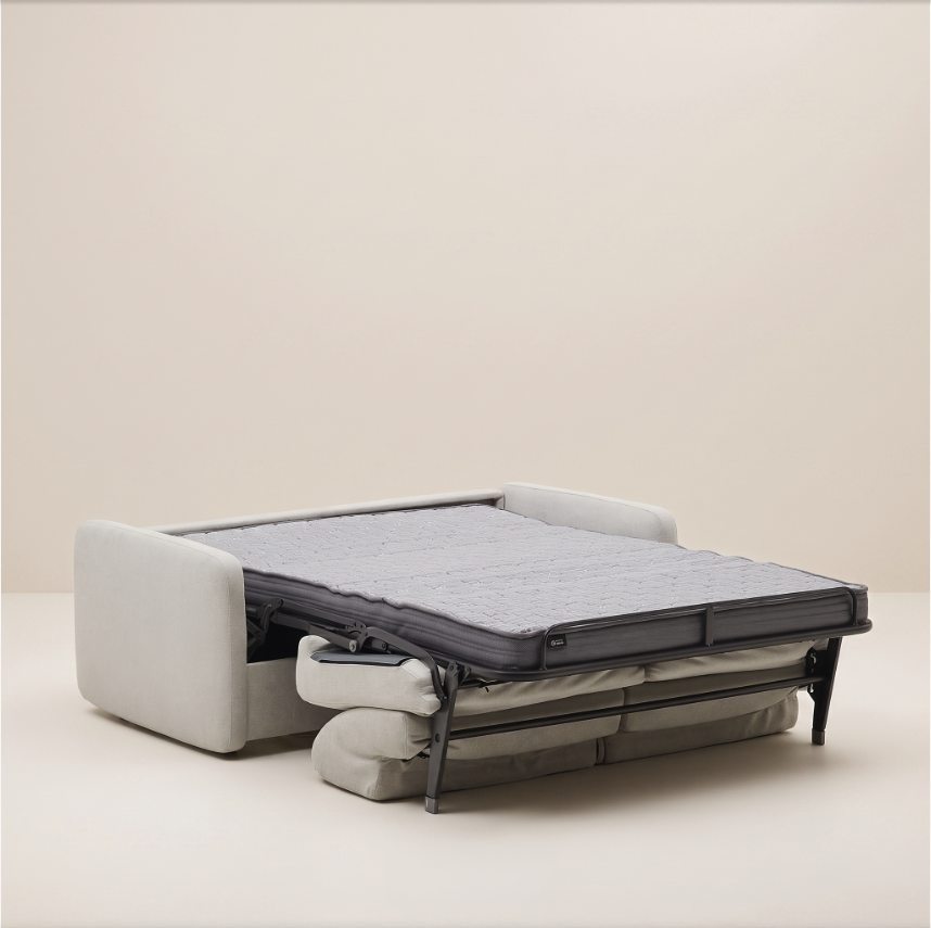 Schlafsofa mit Matratze und Bettkasten