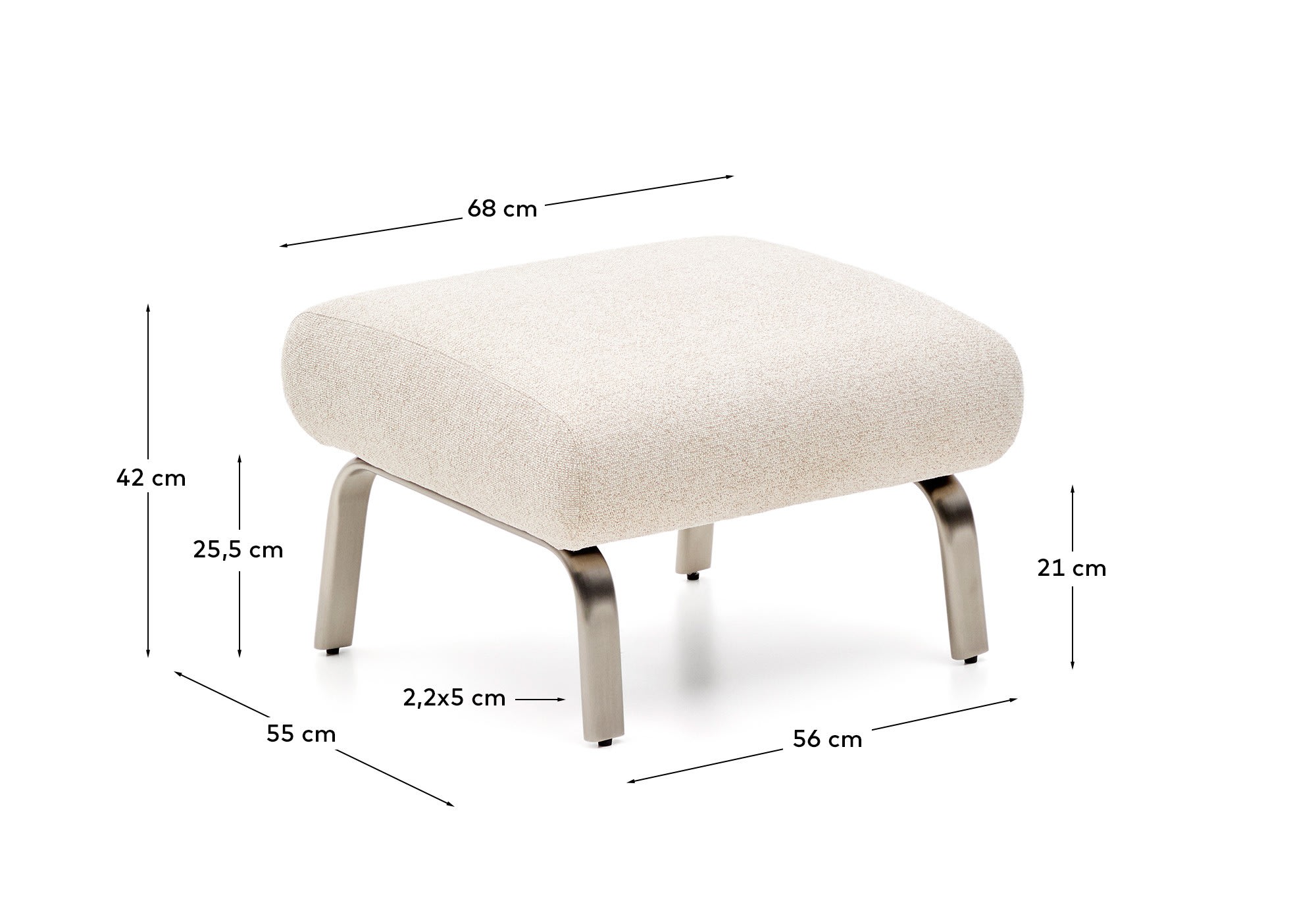 KAVE HOME Fußablage AMSEN