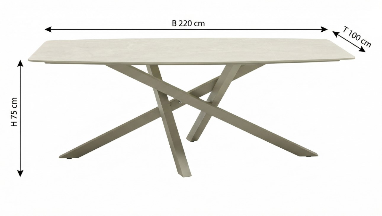 LC GARDEN Gartentisch COMO