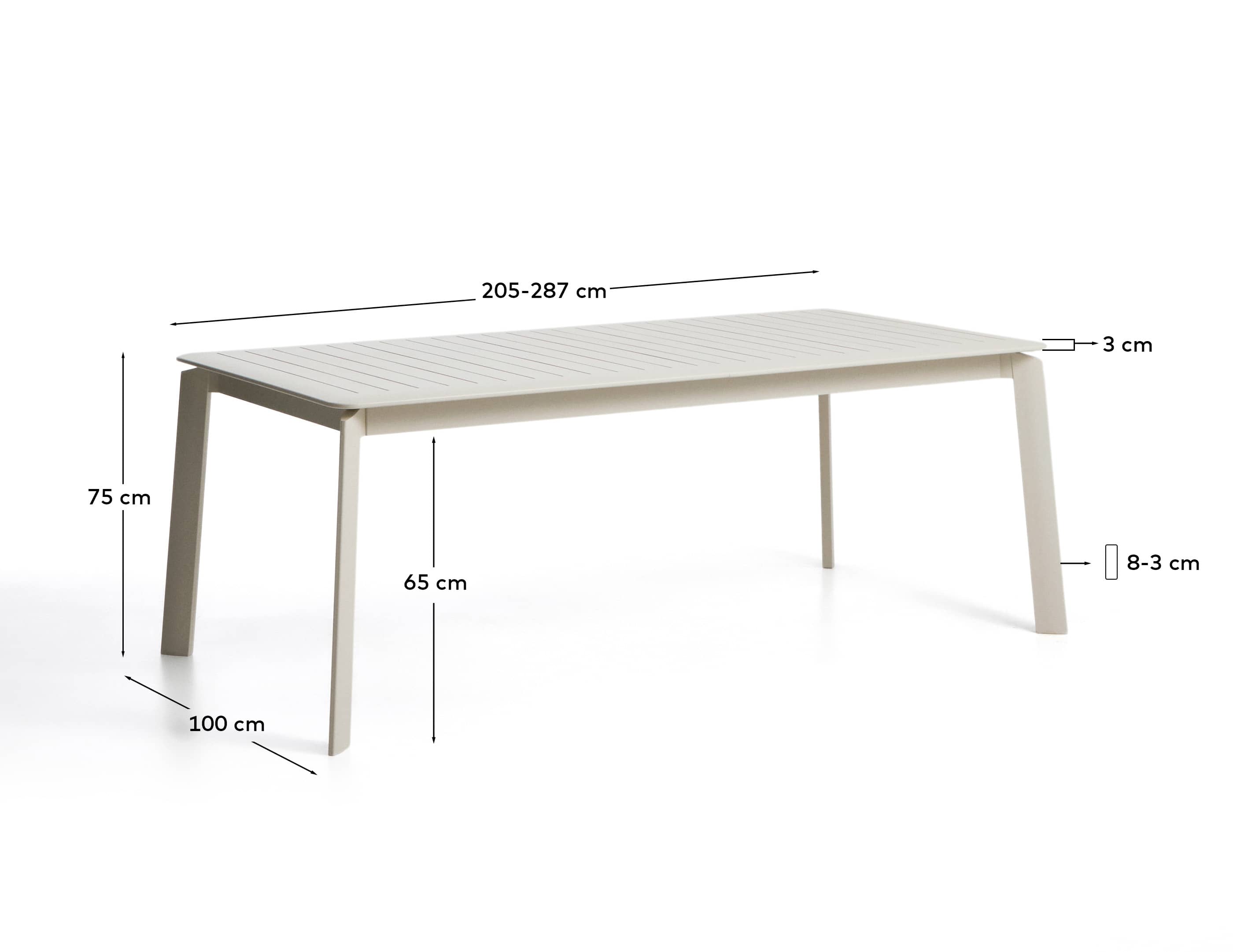 KAVE HOME Gartentisch BRELA